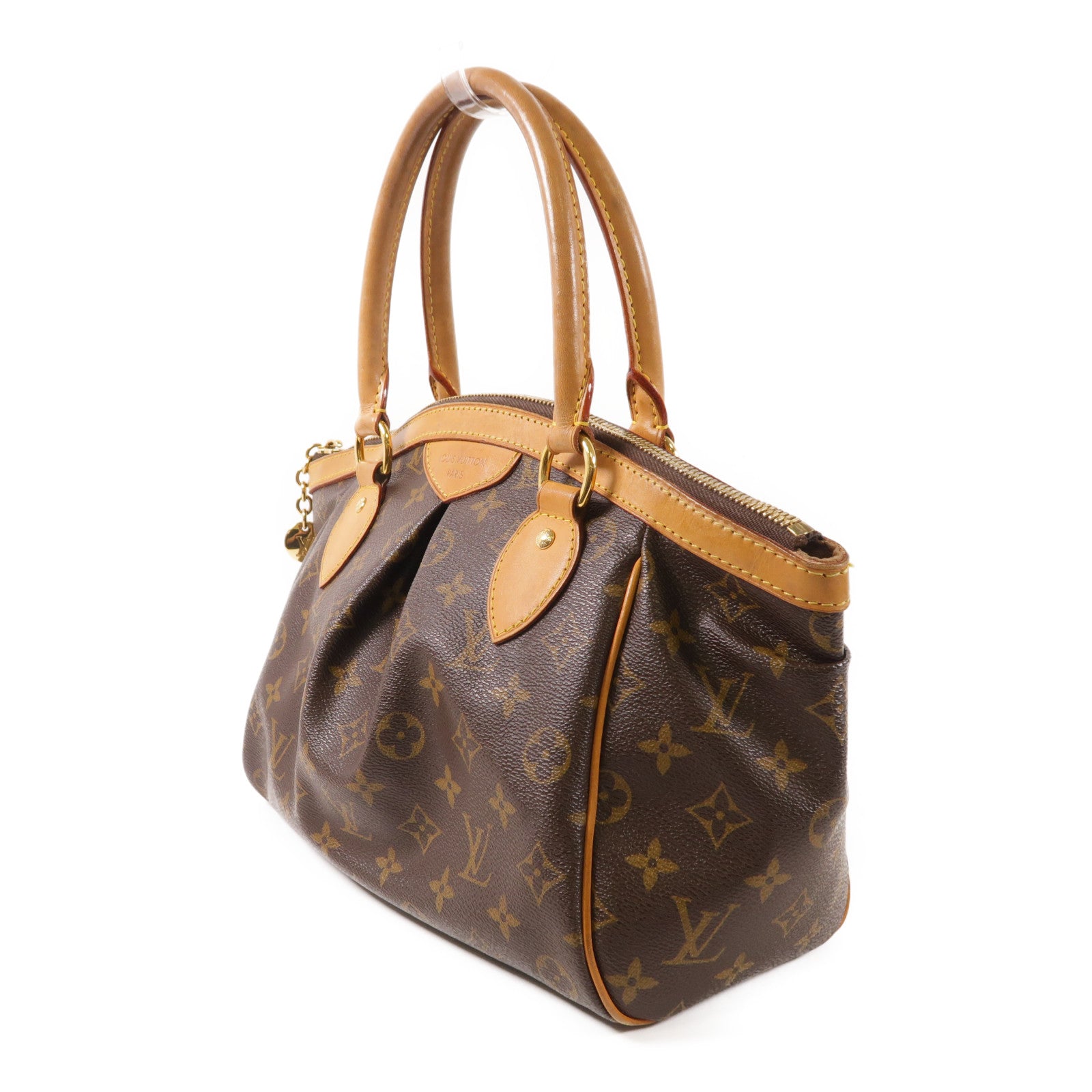 LOUIS VUITTON LV GHW Tivoli PM Handbag M40143 Monogram Brown
