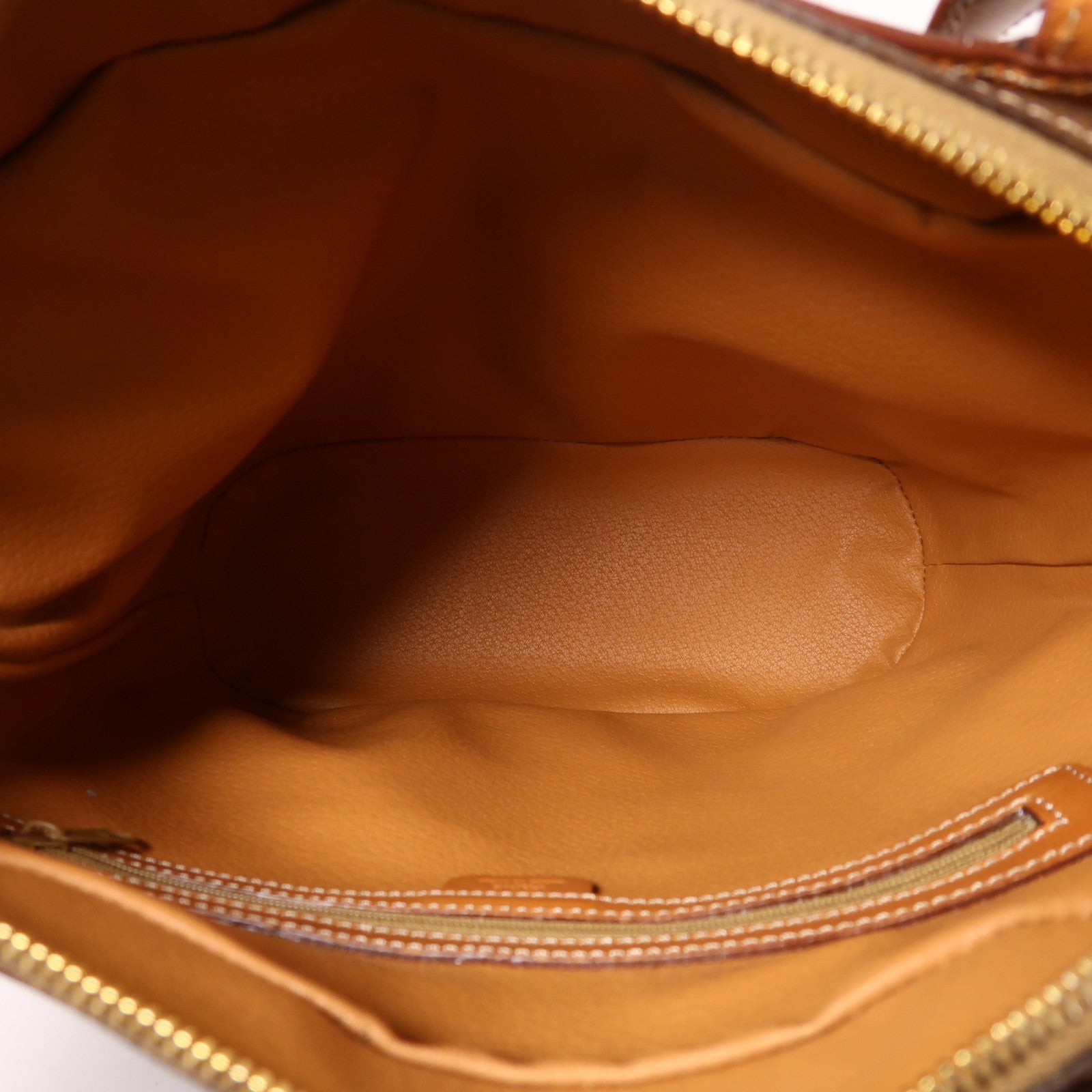 CELINE 塗層帆布Macadam Tote Bag金扣肩背袋棕色