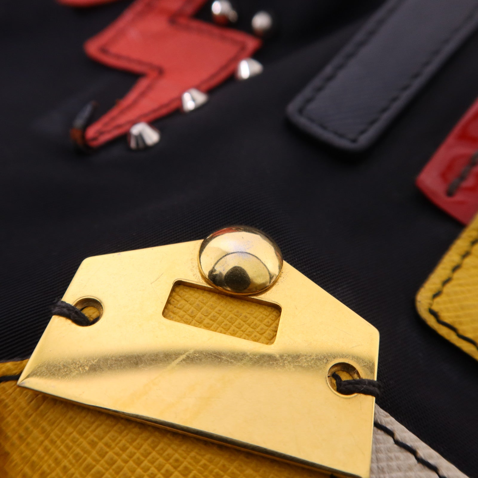 PRADA 尼龍Robot Tote Bag金扣手挽袋1BG052