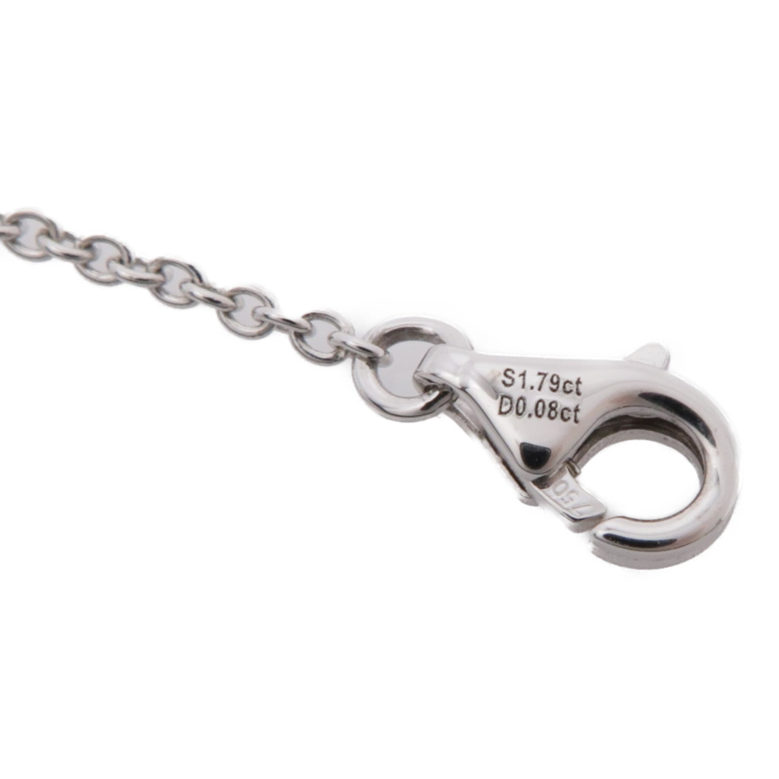 JEWELRY 18K白金Diamond/Sapphire Necklace鑽石/藍寶石項鍊