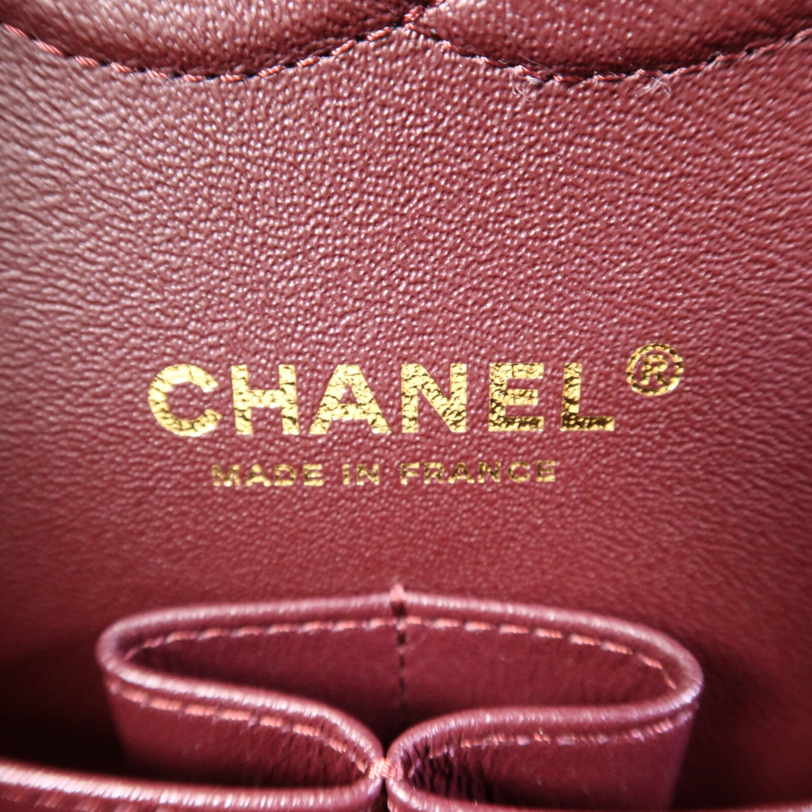 CHANEL 羊皮皮革Classic 25金扣鏈帶肩背袋