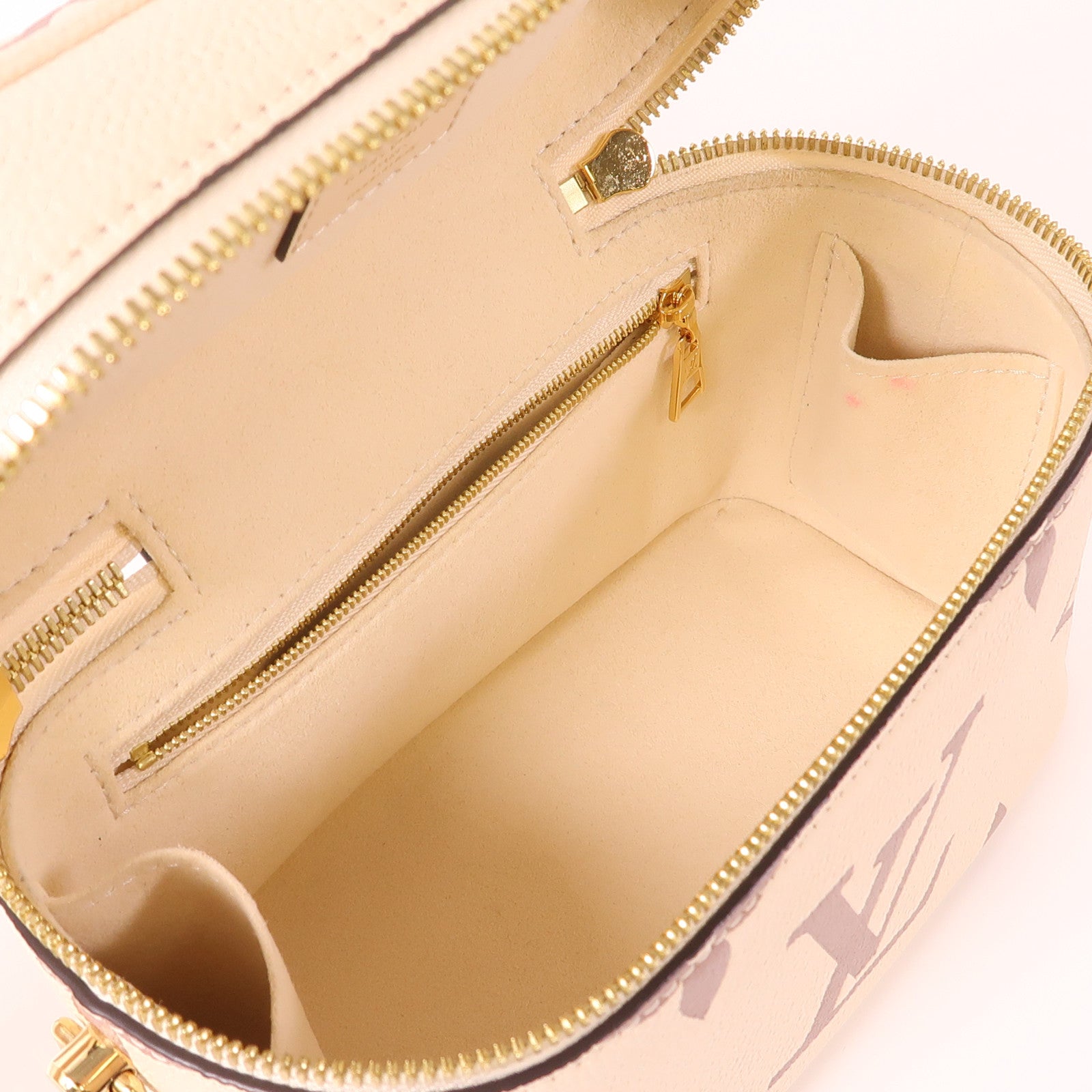 LOUIS VUITTON Monogram Empreinte Vanity PM金扣手挽肩背兩用袋