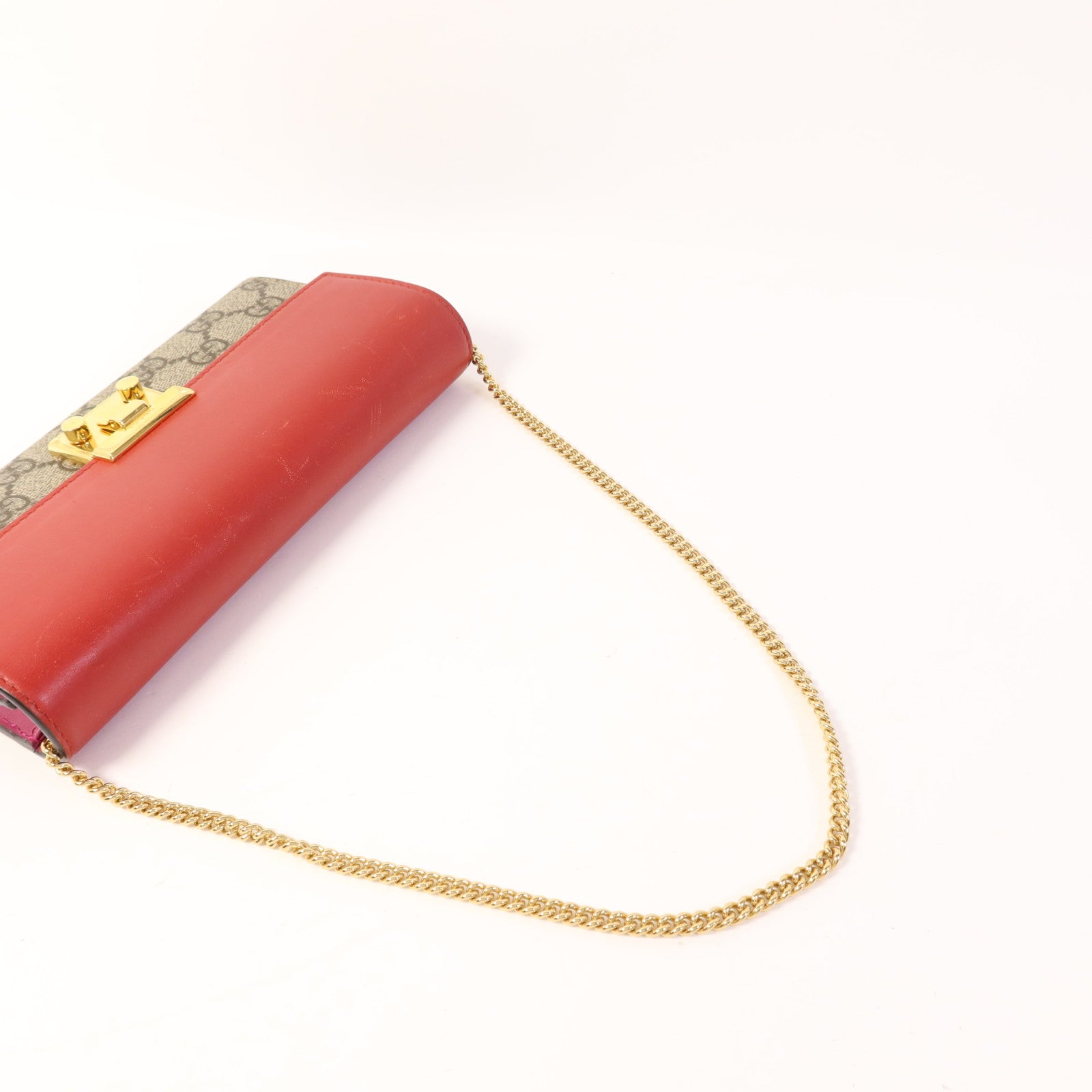 GUCCI 塗層帆布Wallet金扣長錢包