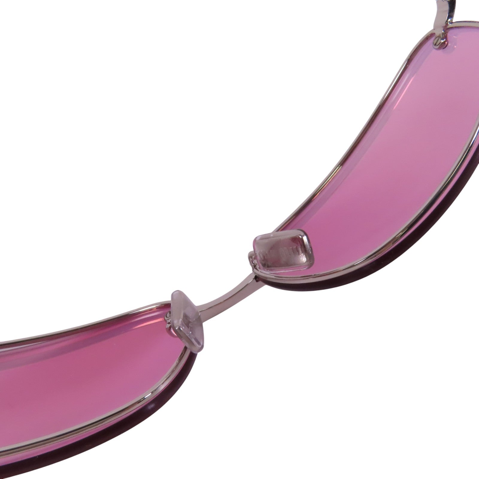 Miu Miu PVC/金屬Sunglasses銀扣太陽眼鏡