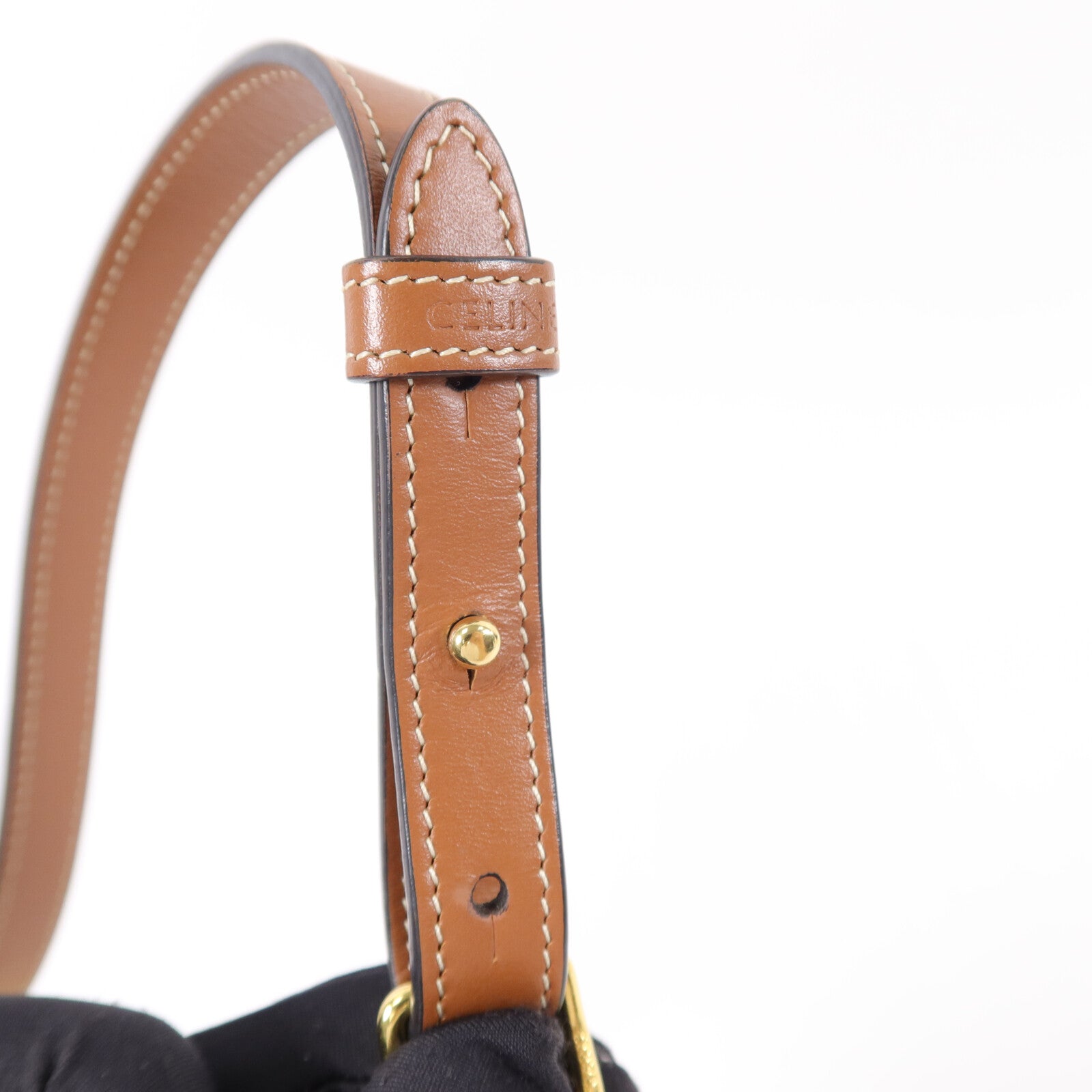 CELINE 塗層帆布Mini Ava Bag肩背袋