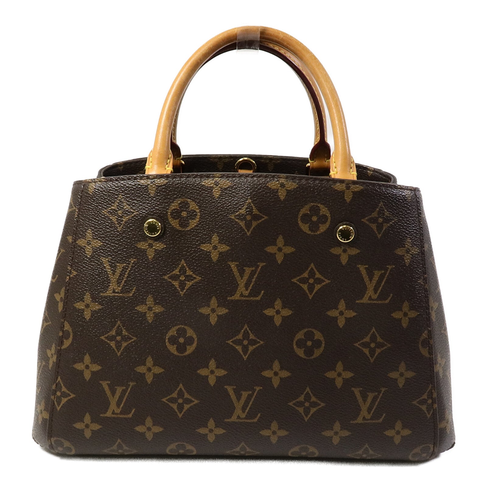LOUIS VUITTON 【激減優惠】Monogram Montaigne BB金扣手挽肩背兩用袋