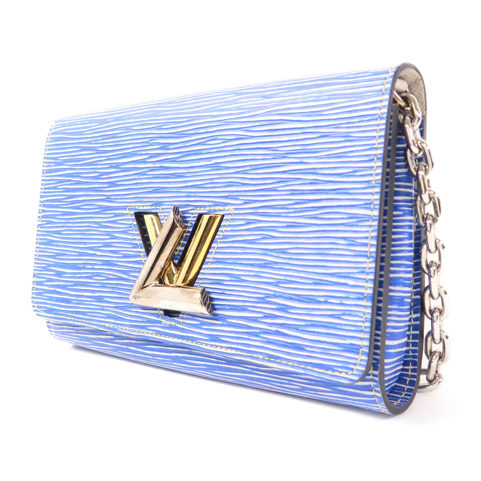 LOUIS VUITTON Epi Twist Chain Shoulder鏈帶肩背袋