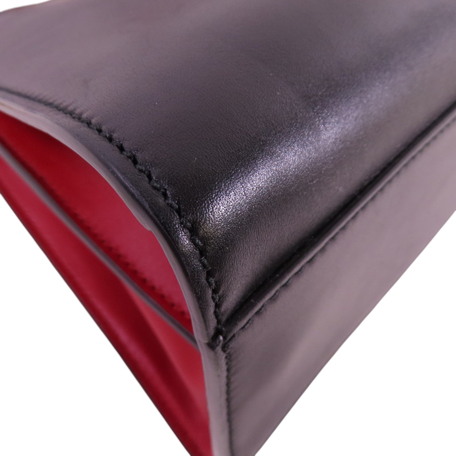 GUCCI 牛皮皮革Nymphaea Bamboo金扣手挽肩背兩用袋