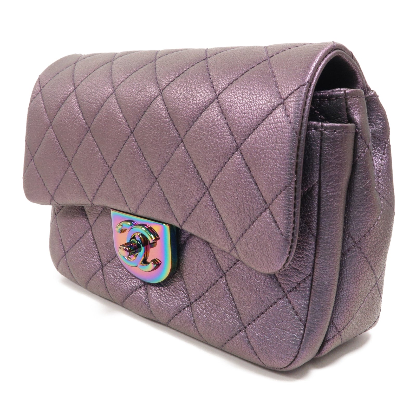 CHANEL 牛皮皮革Shoulder Bag鏈帶肩背袋