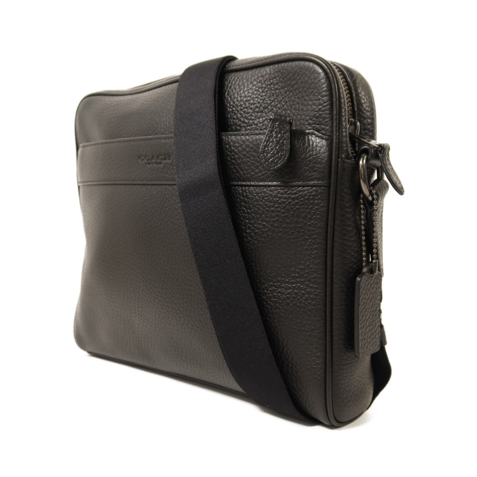 COACH 【激減優惠】牛皮皮革Charles Camera Bag銀扣肩背袋