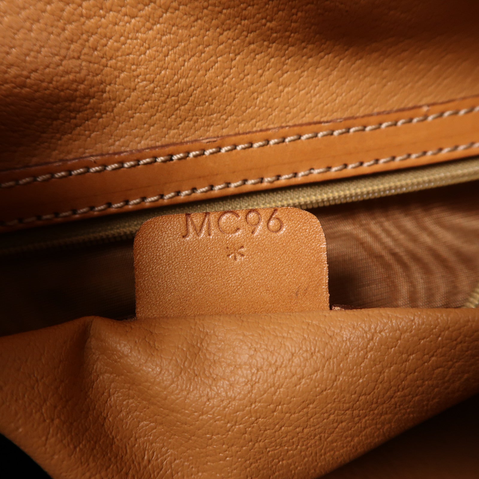 CELINE 塗層帆布Macadam Tote Bag金扣肩背袋棕色