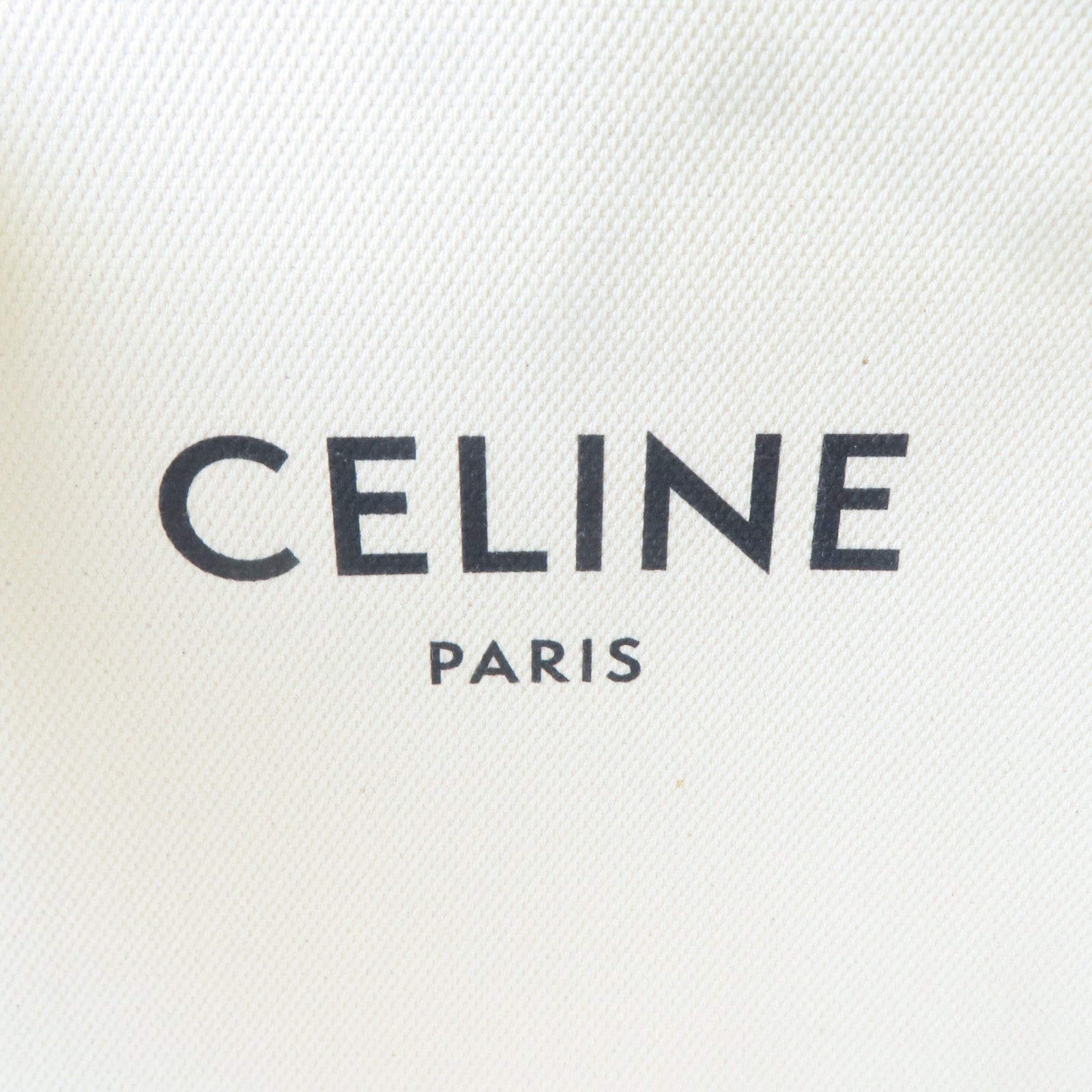 CELINE 帆布/皮革Cabas金扣手挽肩背兩用袋白色/紫色