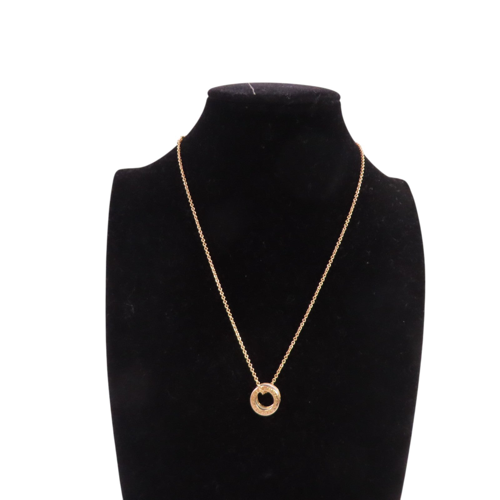 BVLGARI【激減優惠】 18K玫瑰金/陶瓷B-zero1 Necklace金扣項鏈