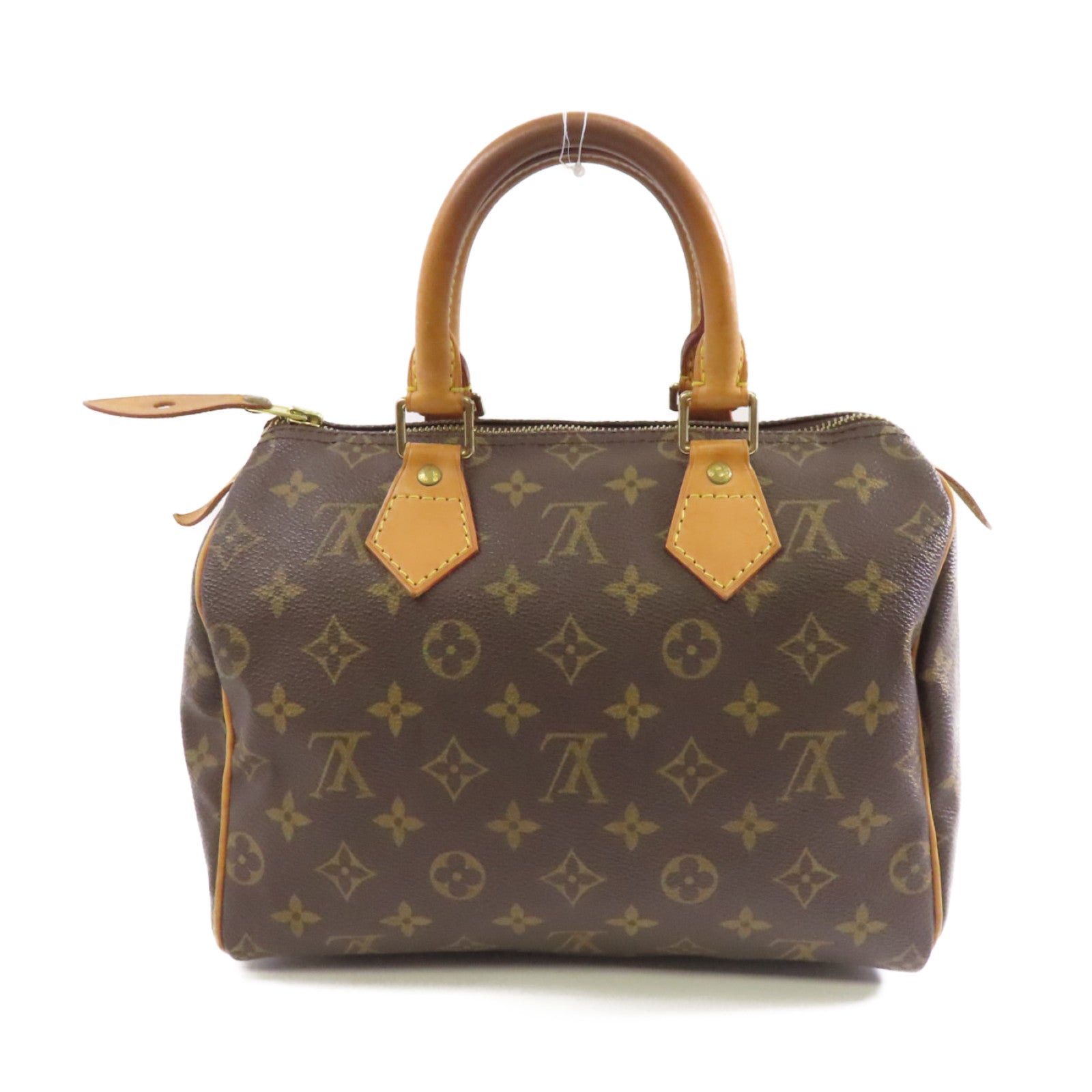 LOUIS VUITTON Monogram Speedy 25金扣手挽袋棕色