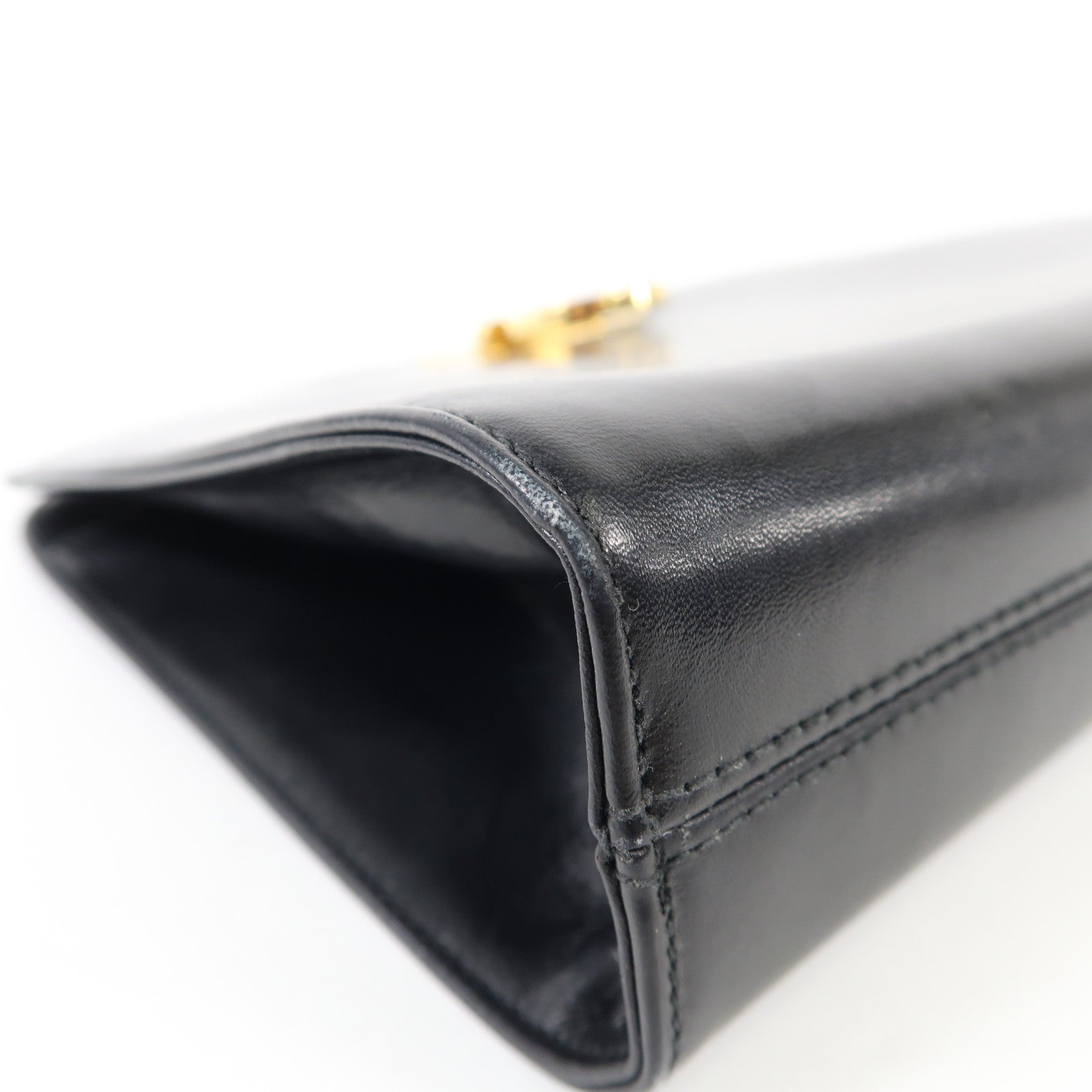 Salvatore Ferragamo 牛皮皮革Vintage Chain Bag金扣鏈帶肩背袋