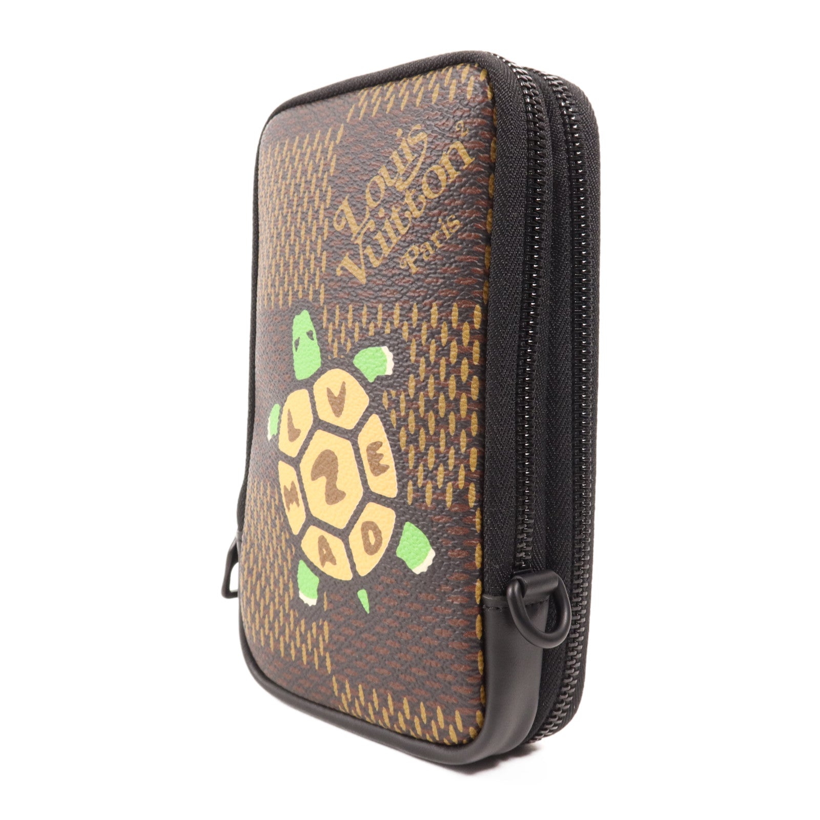 LOUIS VUITTON Damier LV x Nigo Phone Pouch肩背袋