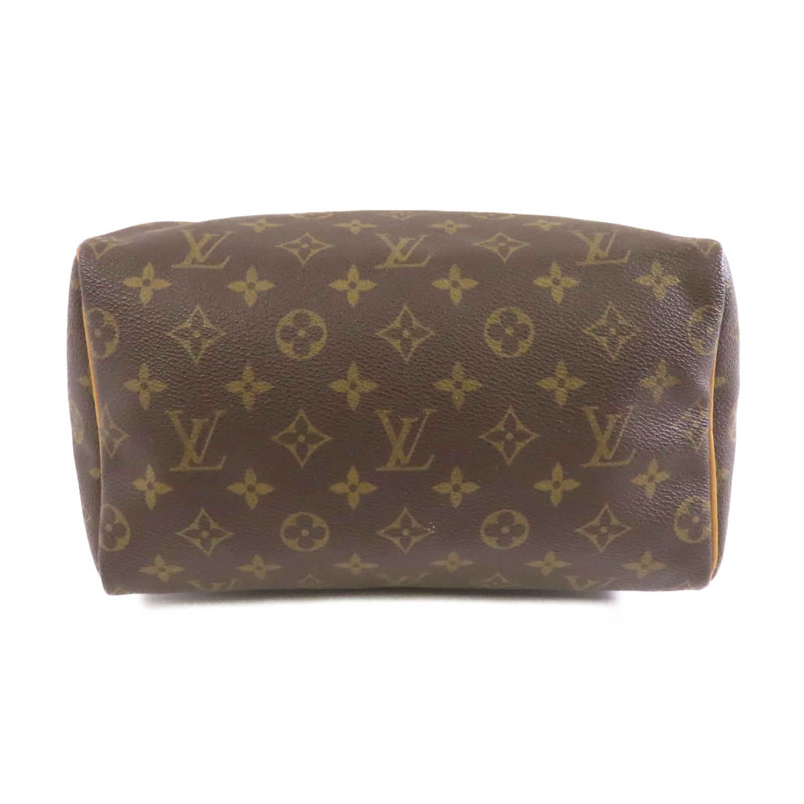LOUIS VUITTON Monogram Speedy 25金扣手挽袋棕色