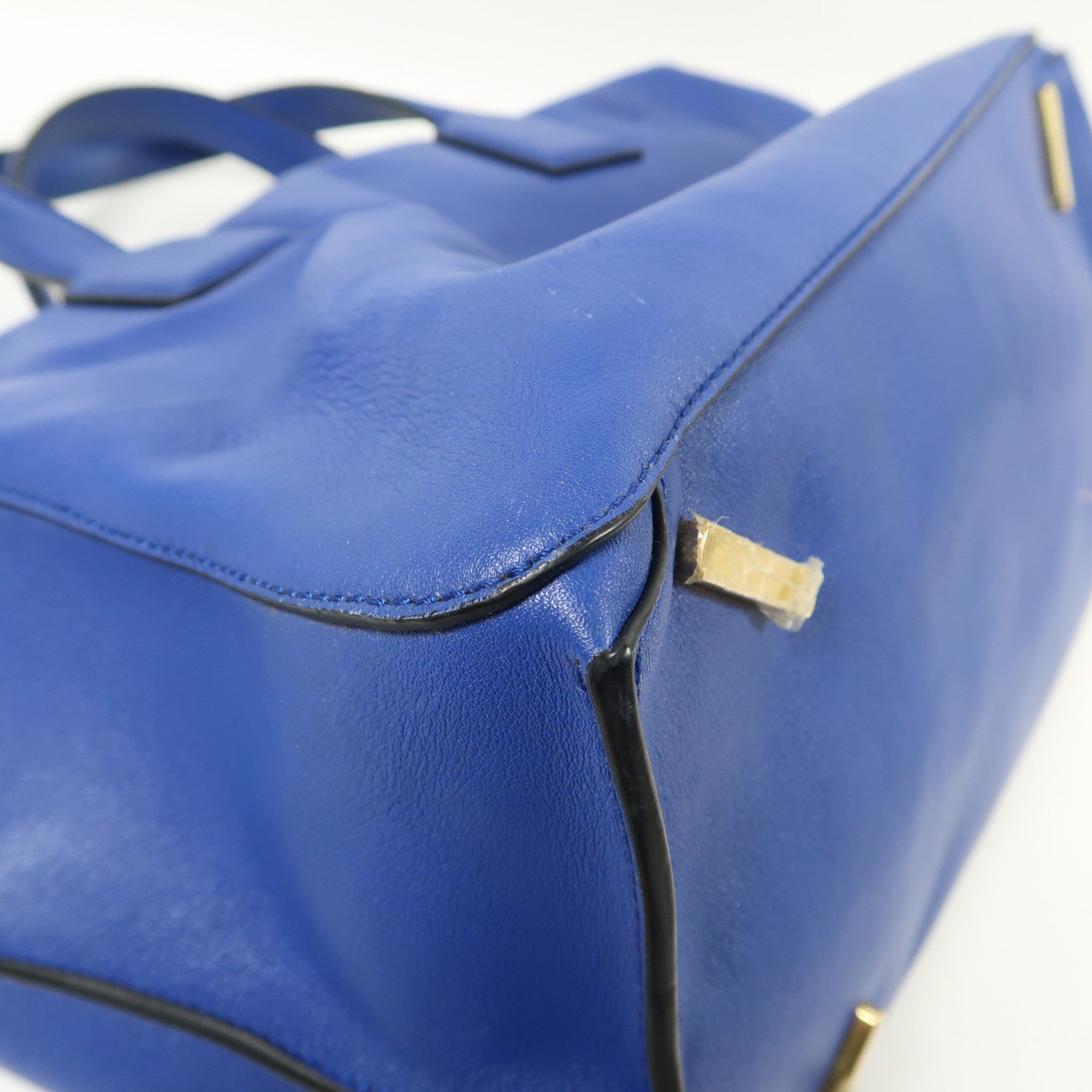 LOEWE 【激減優惠】牛皮皮革Hand Bag金扣手挽袋