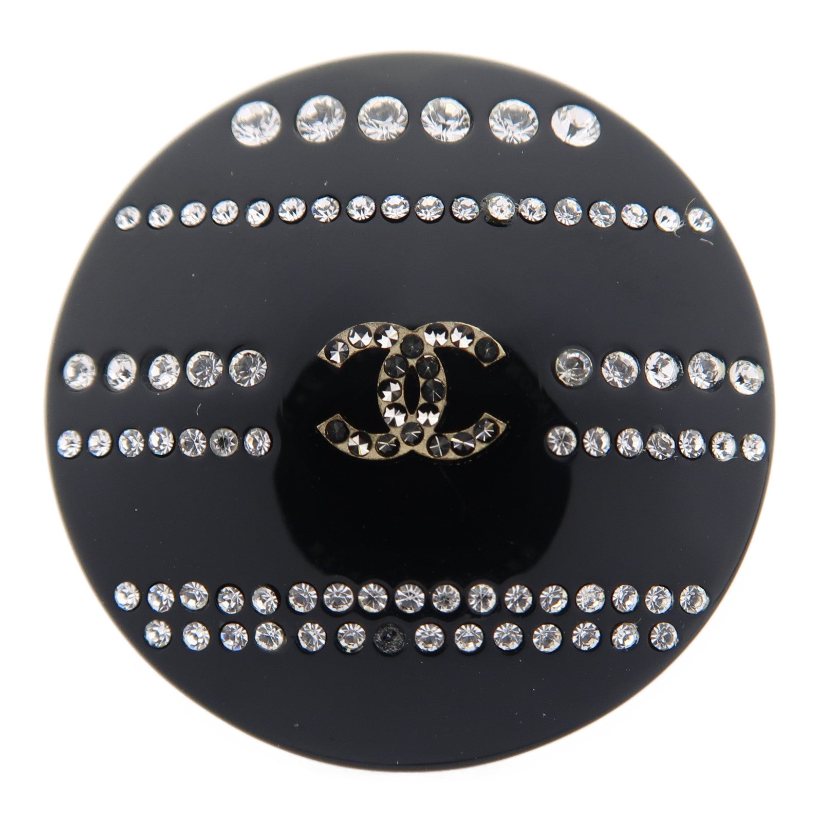 CHANEL 【激減優惠】PVC Brooch胸針黑色/白色