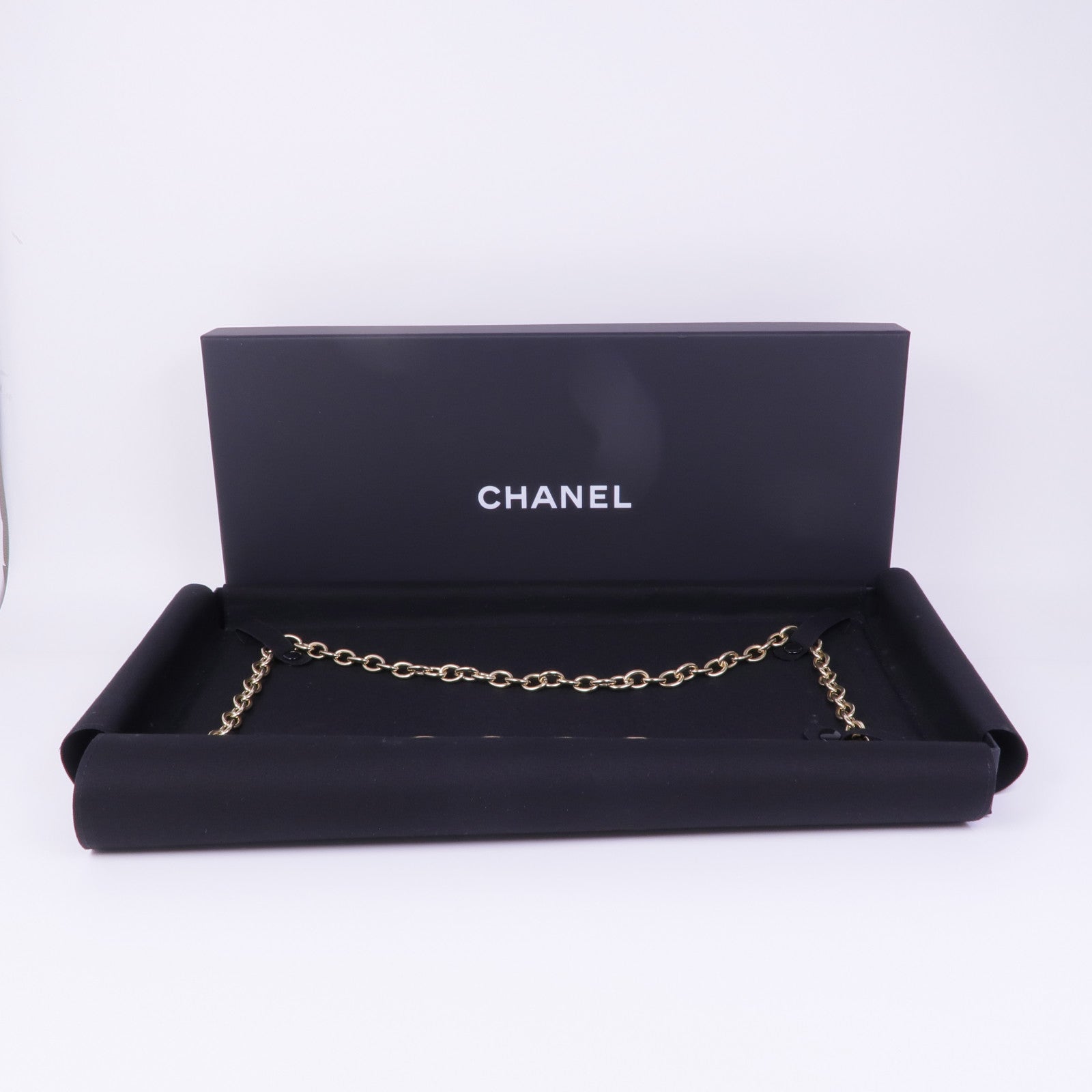 CHANEL 金屬/皮革Fancy Belt腰帶