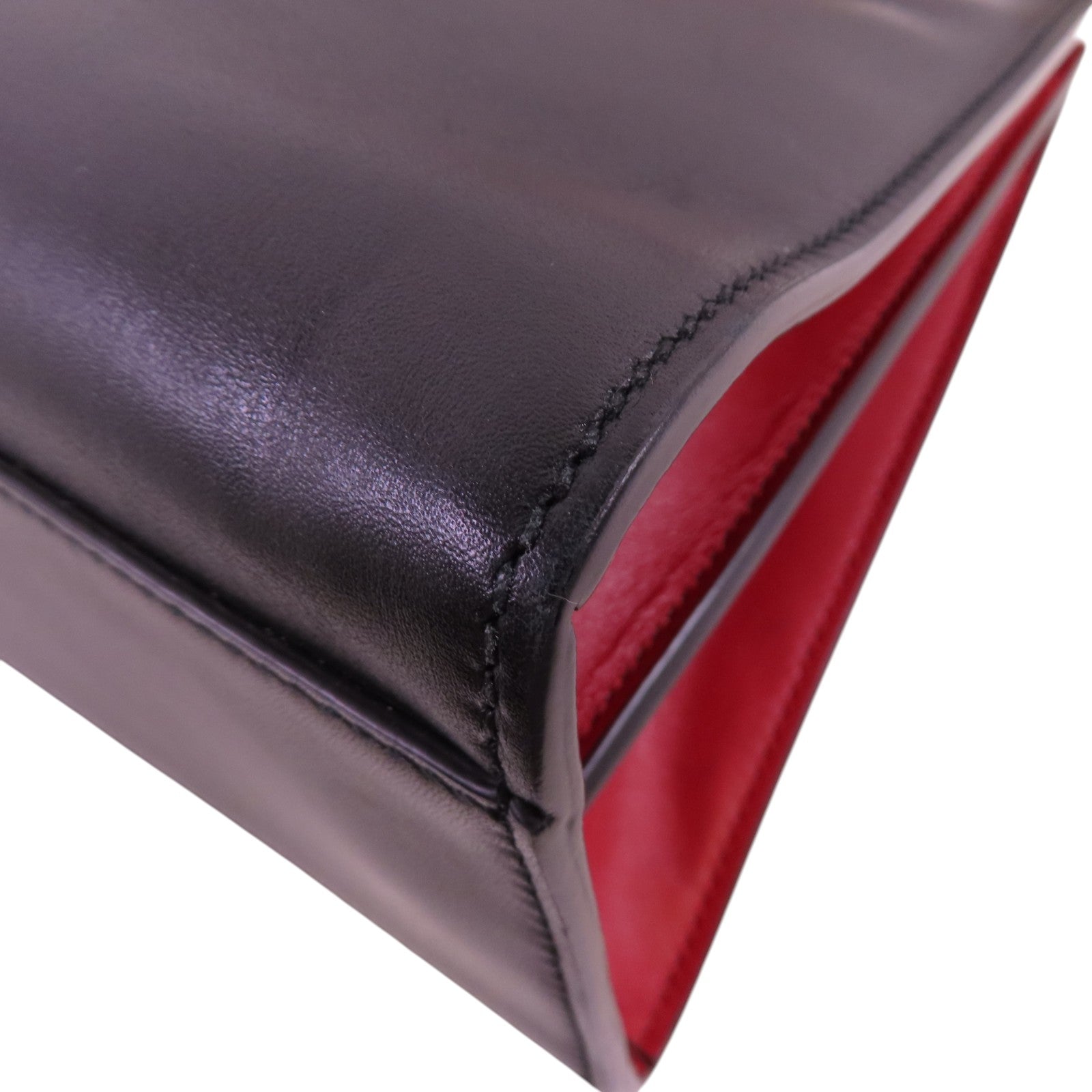 GUCCI 牛皮皮革Nymphaea Bamboo金扣手挽肩背兩用袋