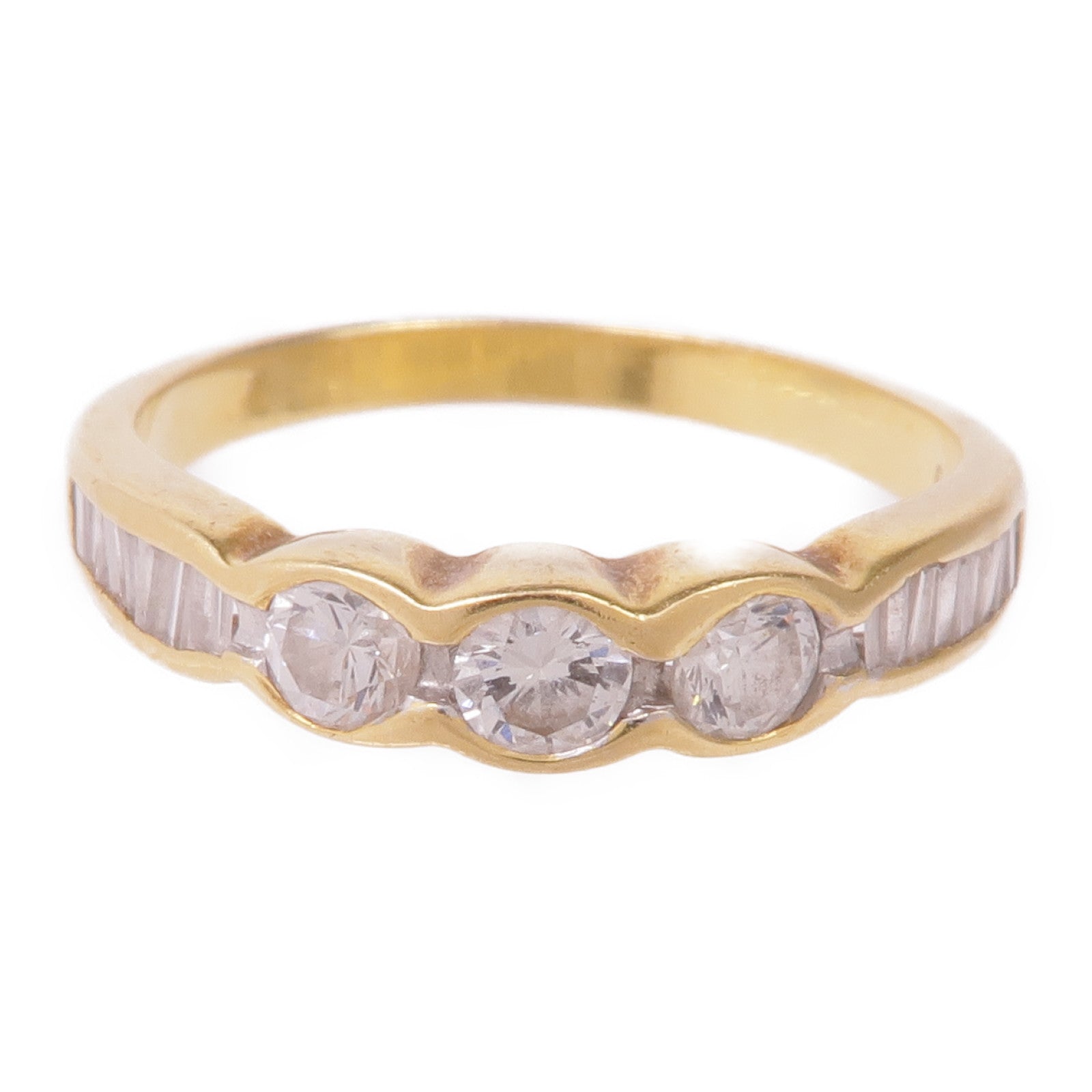 JEWELRY 【激減優惠】18K黄金Diamond Ring鑽石戒指US#6.5
