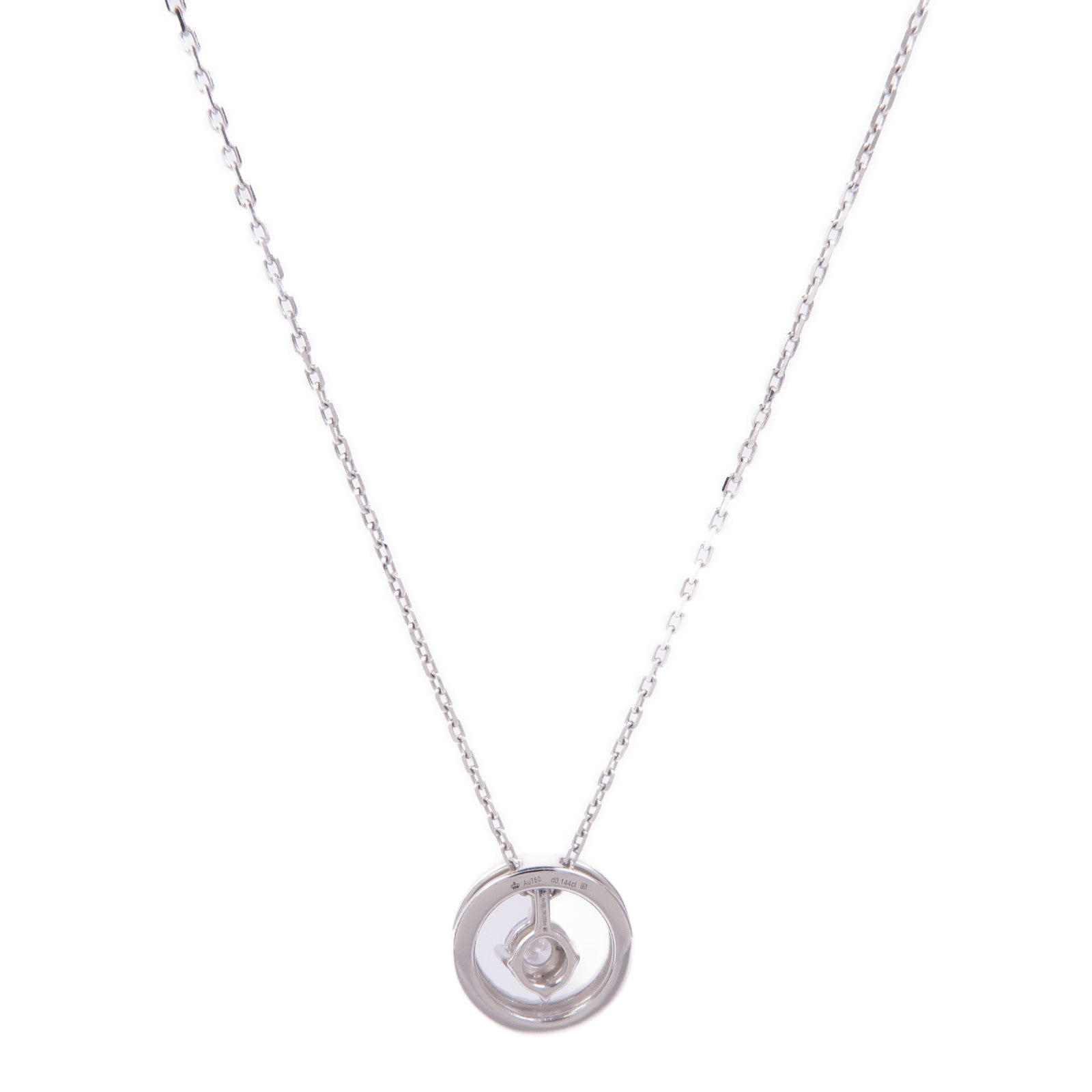 JEWELRY 18K白金Diamond Necklace鑽石項鍊