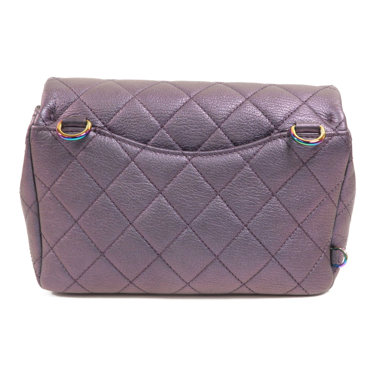 CHANEL 牛皮皮革Shoulder Bag鏈帶肩背袋