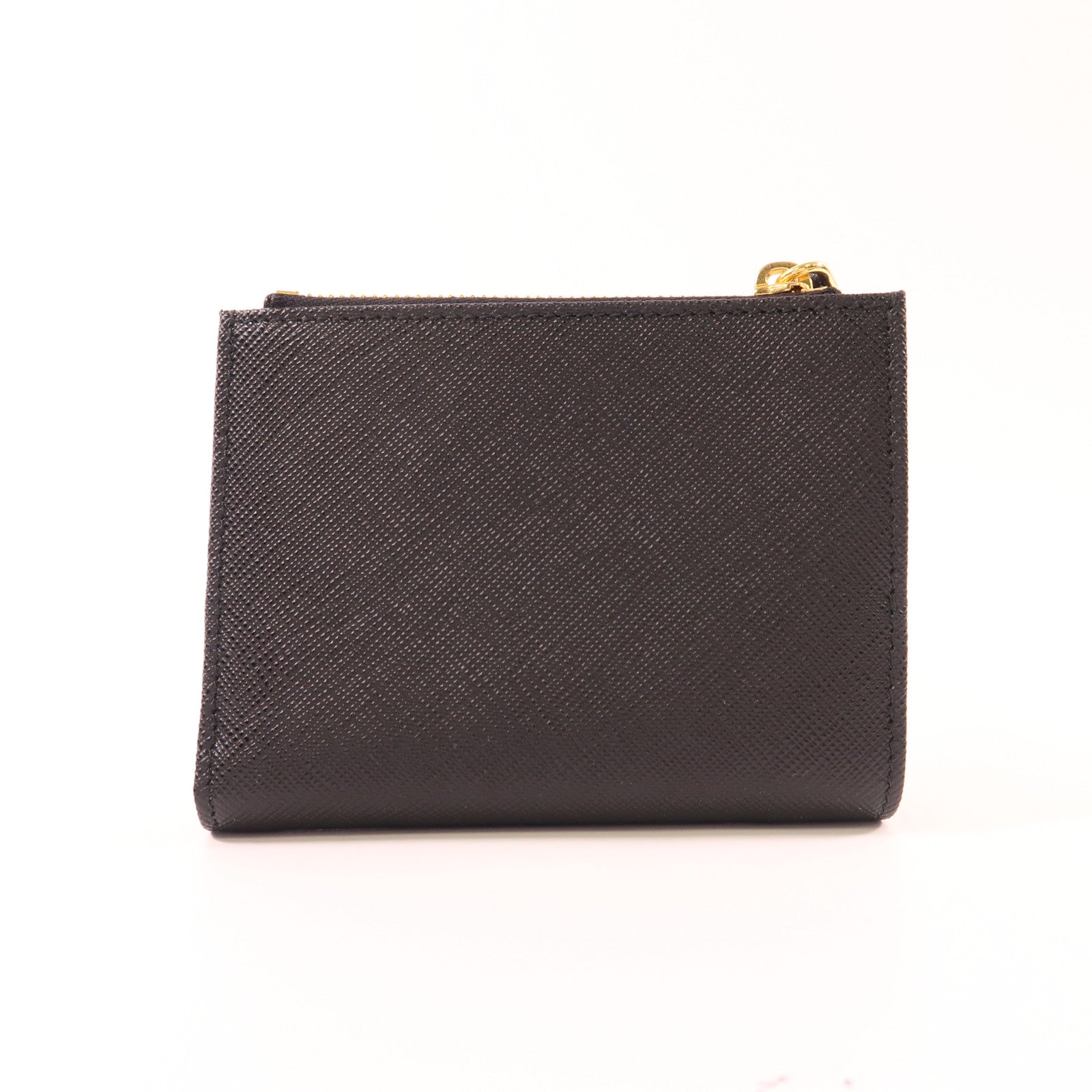 PRADA Saffiano皮革Wallet金扣錢包