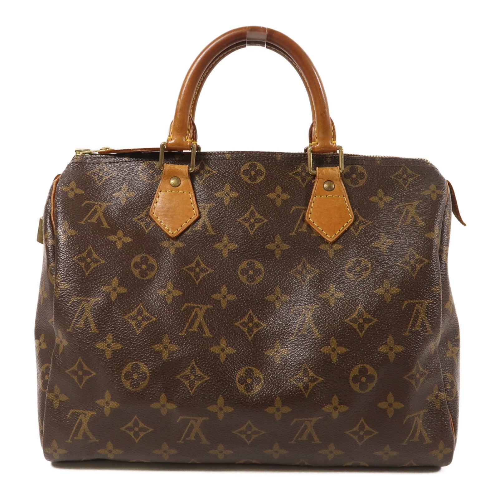 LOUIS VUITTON Monogram Speedy 30金扣手挽袋