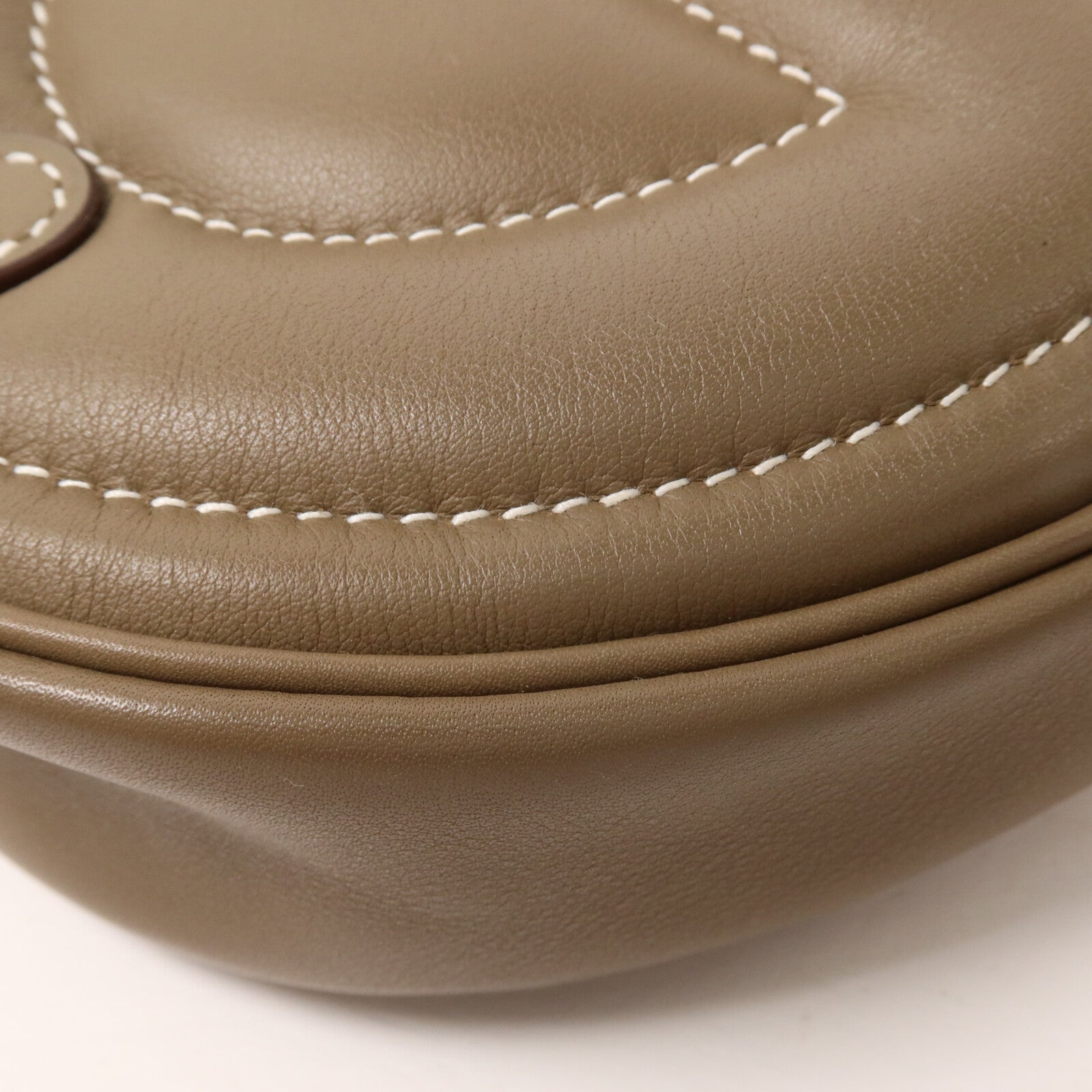 HERMES Swift皮革In The Loop Belt Bag肩背袋Etoupe