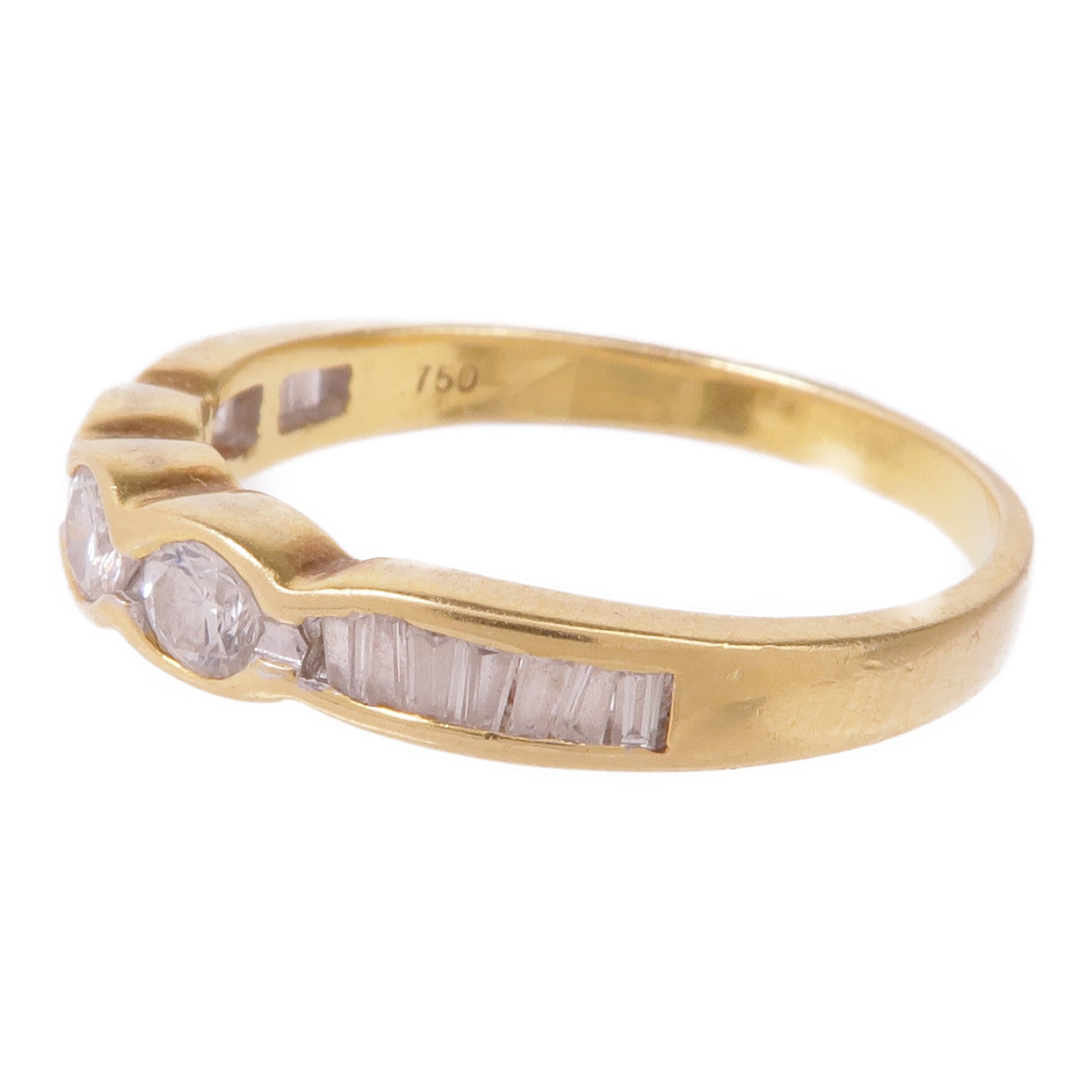 JEWELRY 【激減優惠】18K黄金Diamond Ring鑽石戒指US#6.5