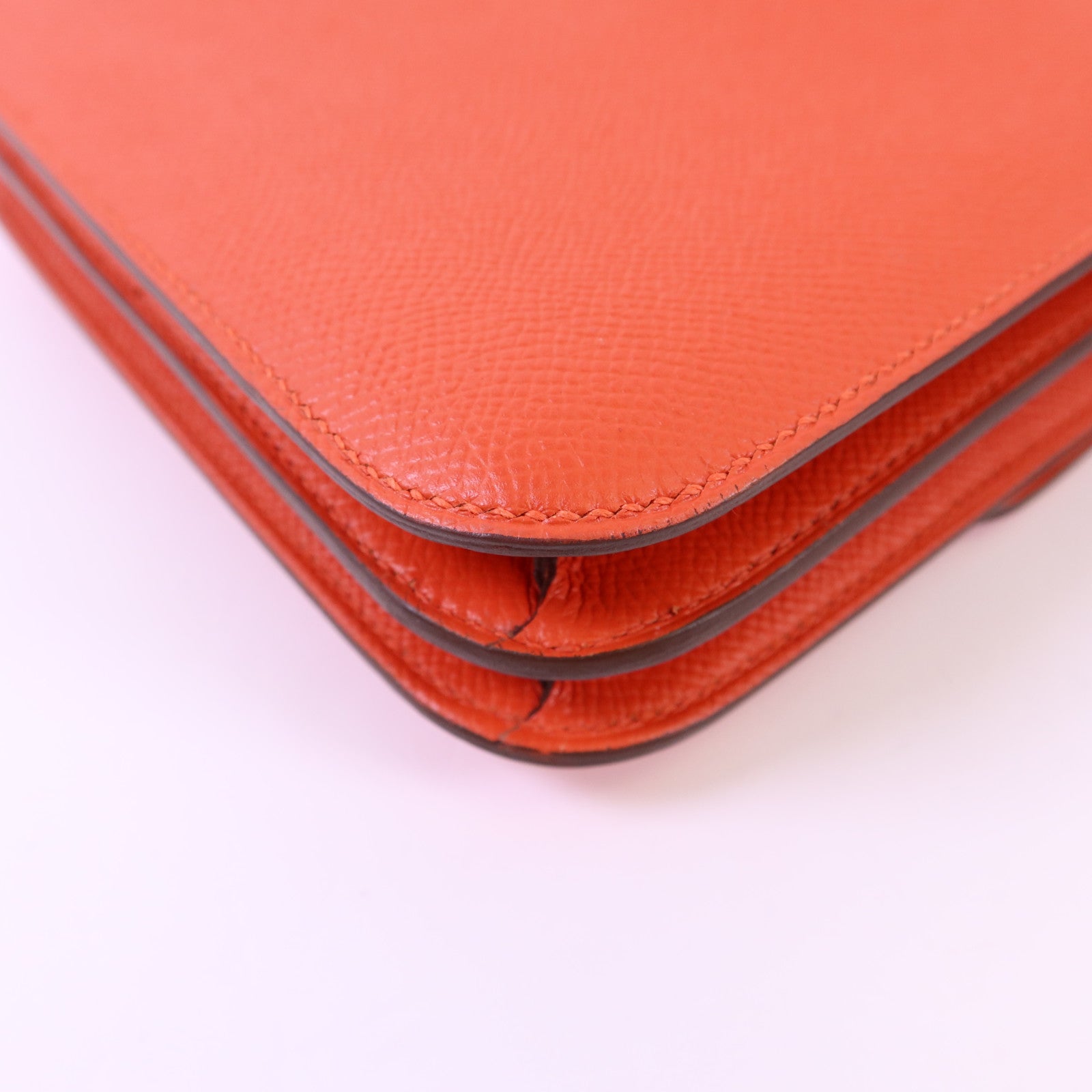 HERMES Epsom皮革Constance Mini金扣肩背袋