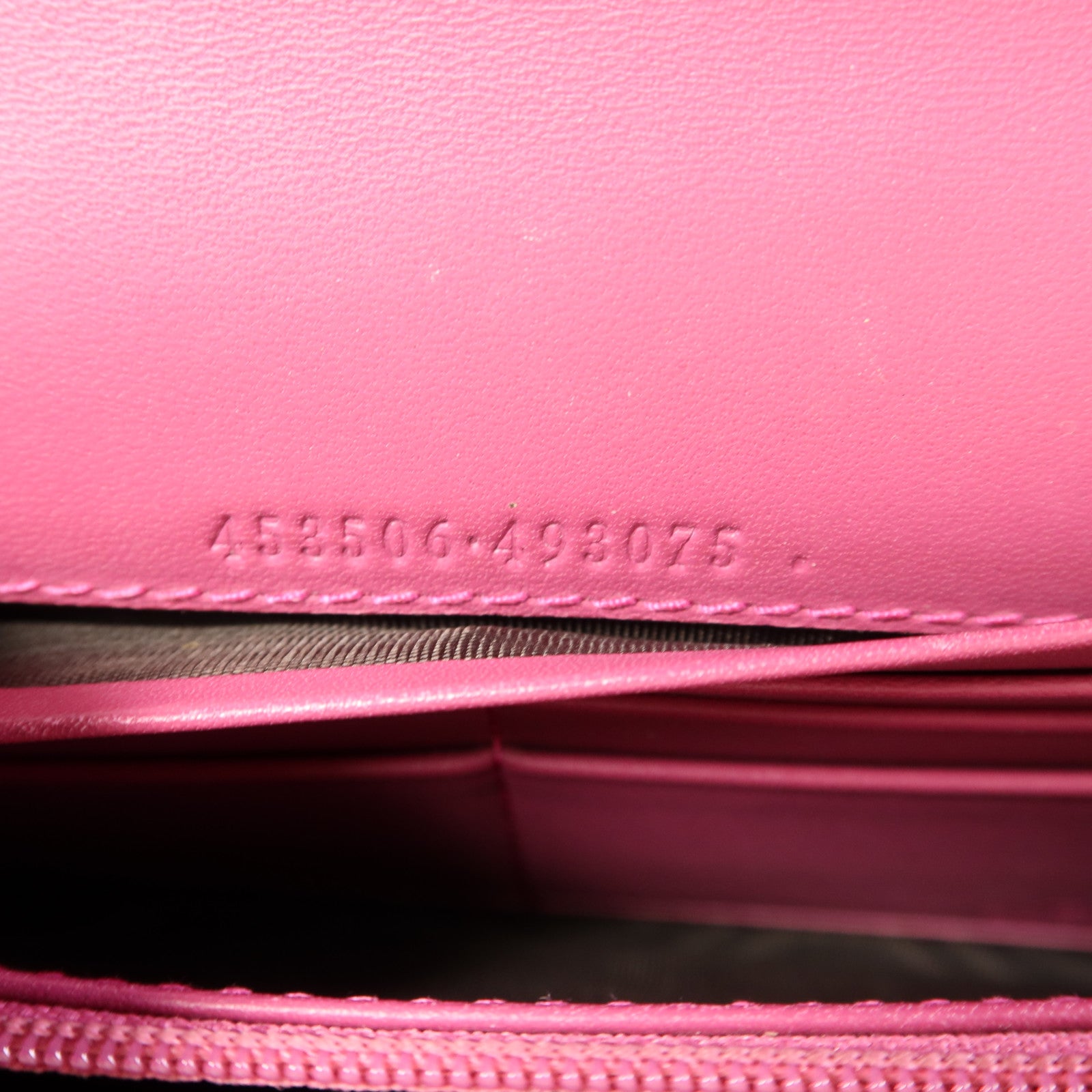 GUCCI 塗層帆布Wallet金扣長錢包