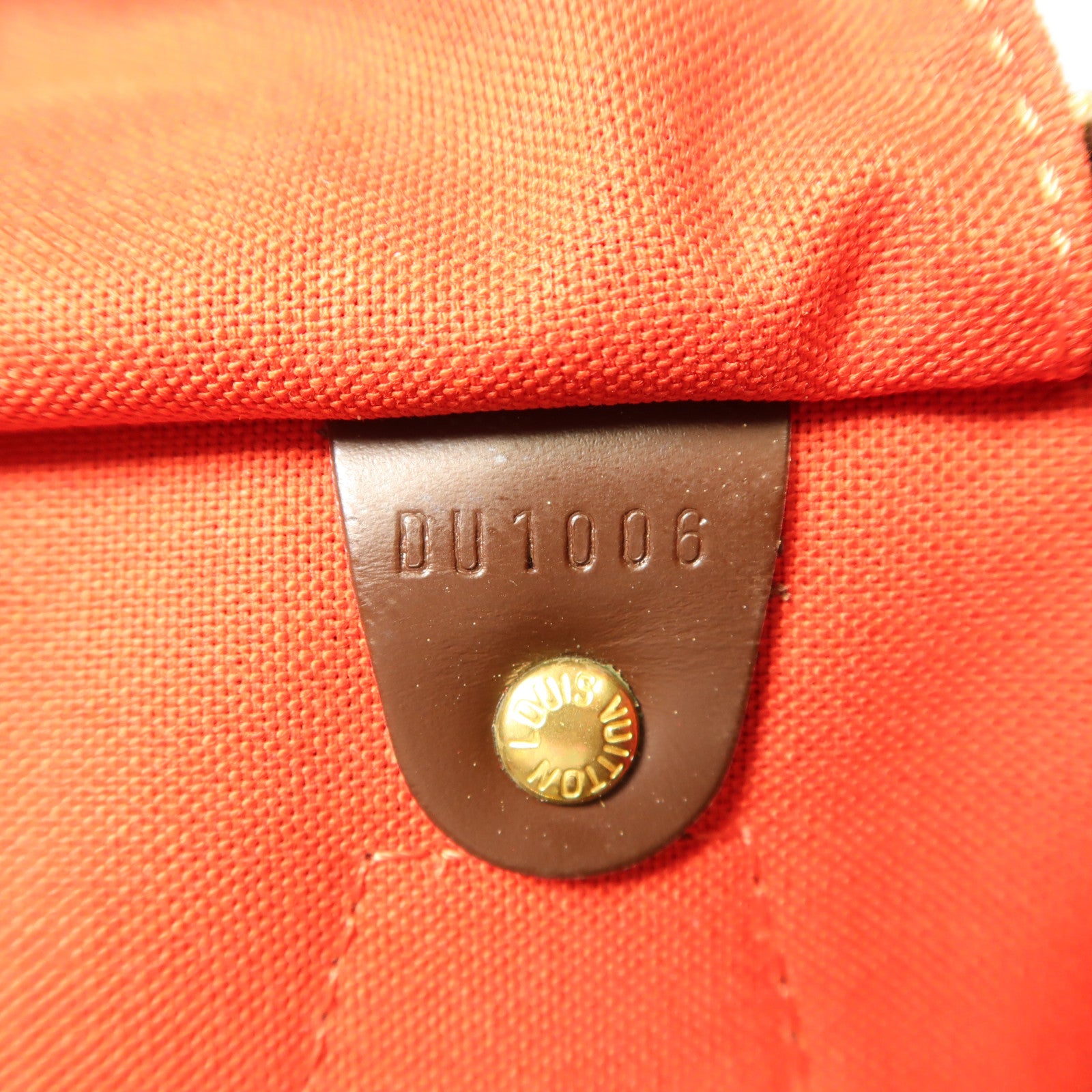 LOUIS VUITTON Damier Speedy 30金扣手挽袋