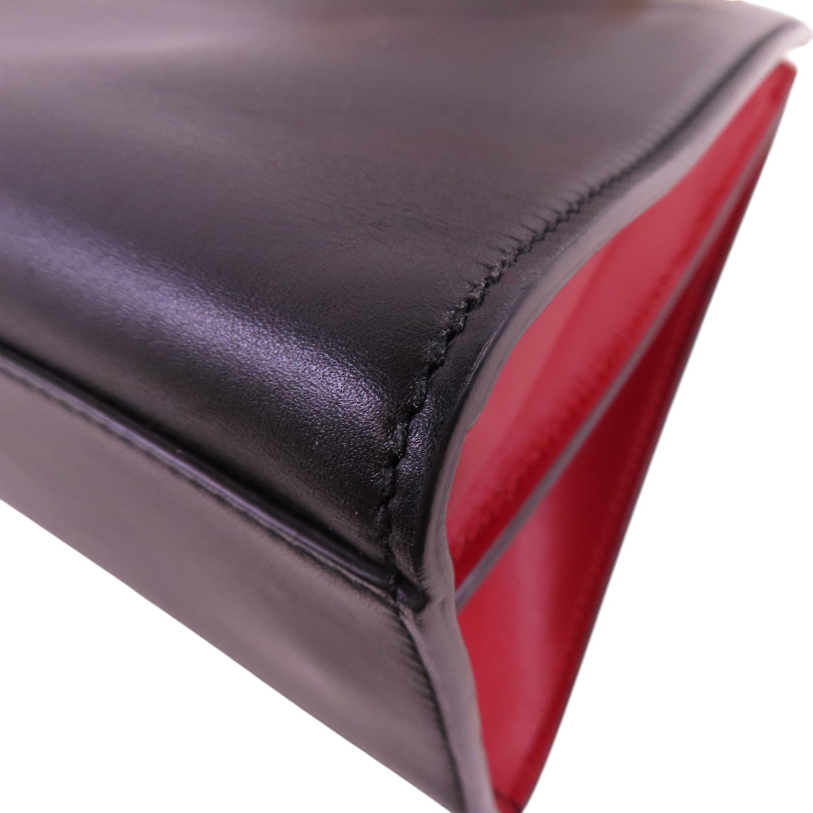 GUCCI 牛皮皮革Nymphaea Bamboo金扣手挽肩背兩用袋