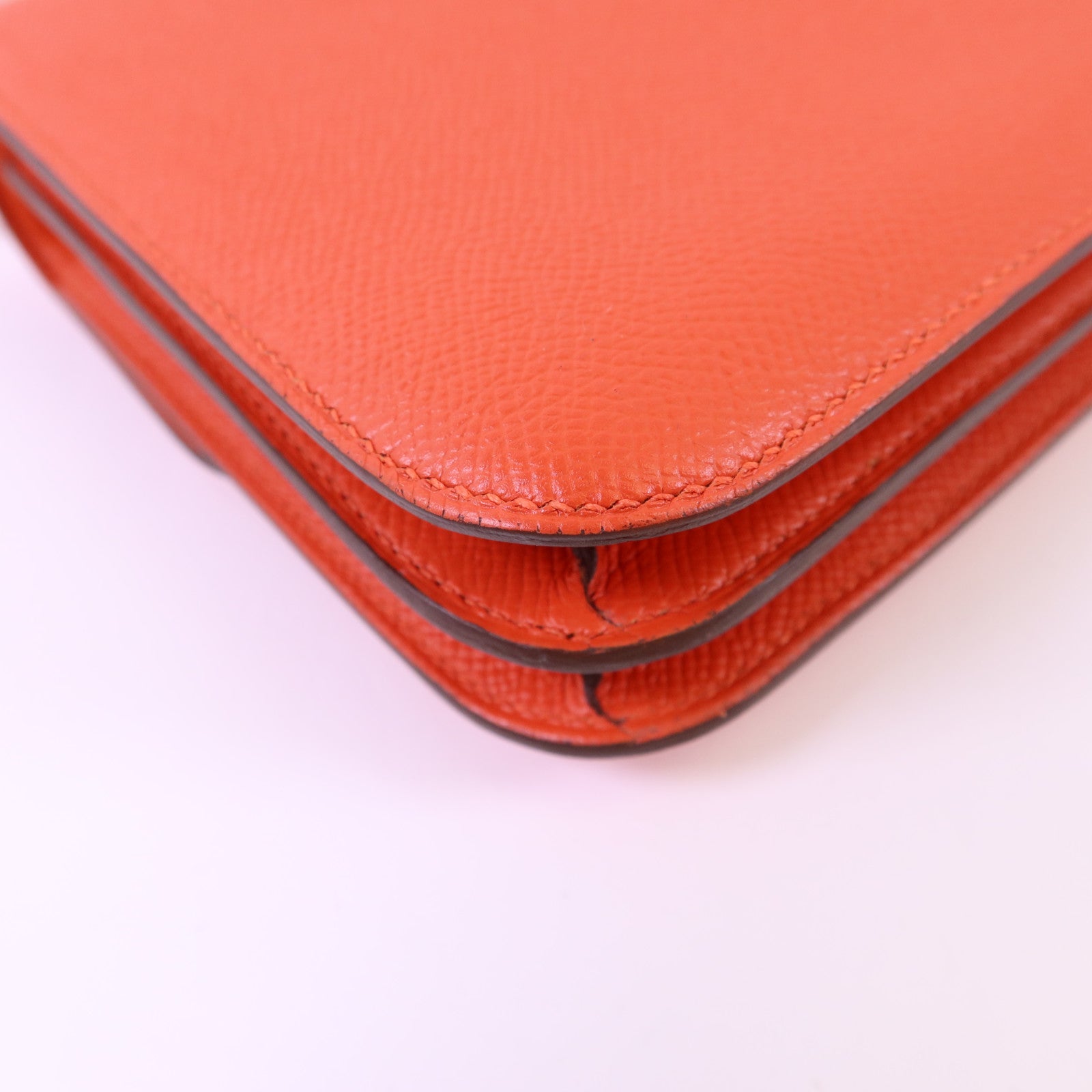HERMES Epsom皮革Constance Mini金扣肩背袋