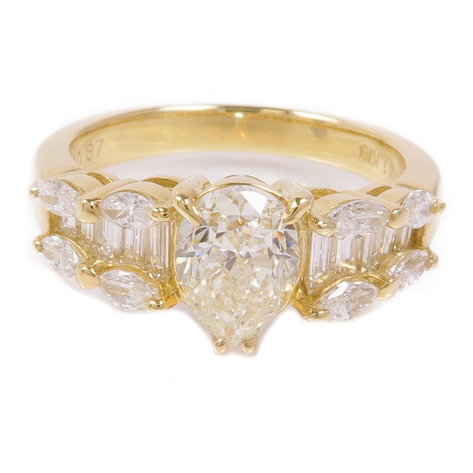 JEWELRY 18K黃金Diamond Ring鑽石戒指US#6