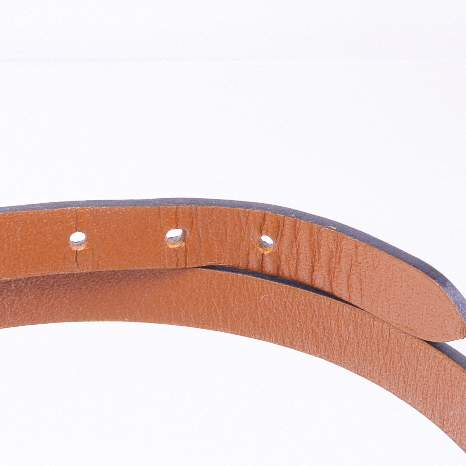 HERMES Swift皮革Behapi Double Tour銀扣手帶