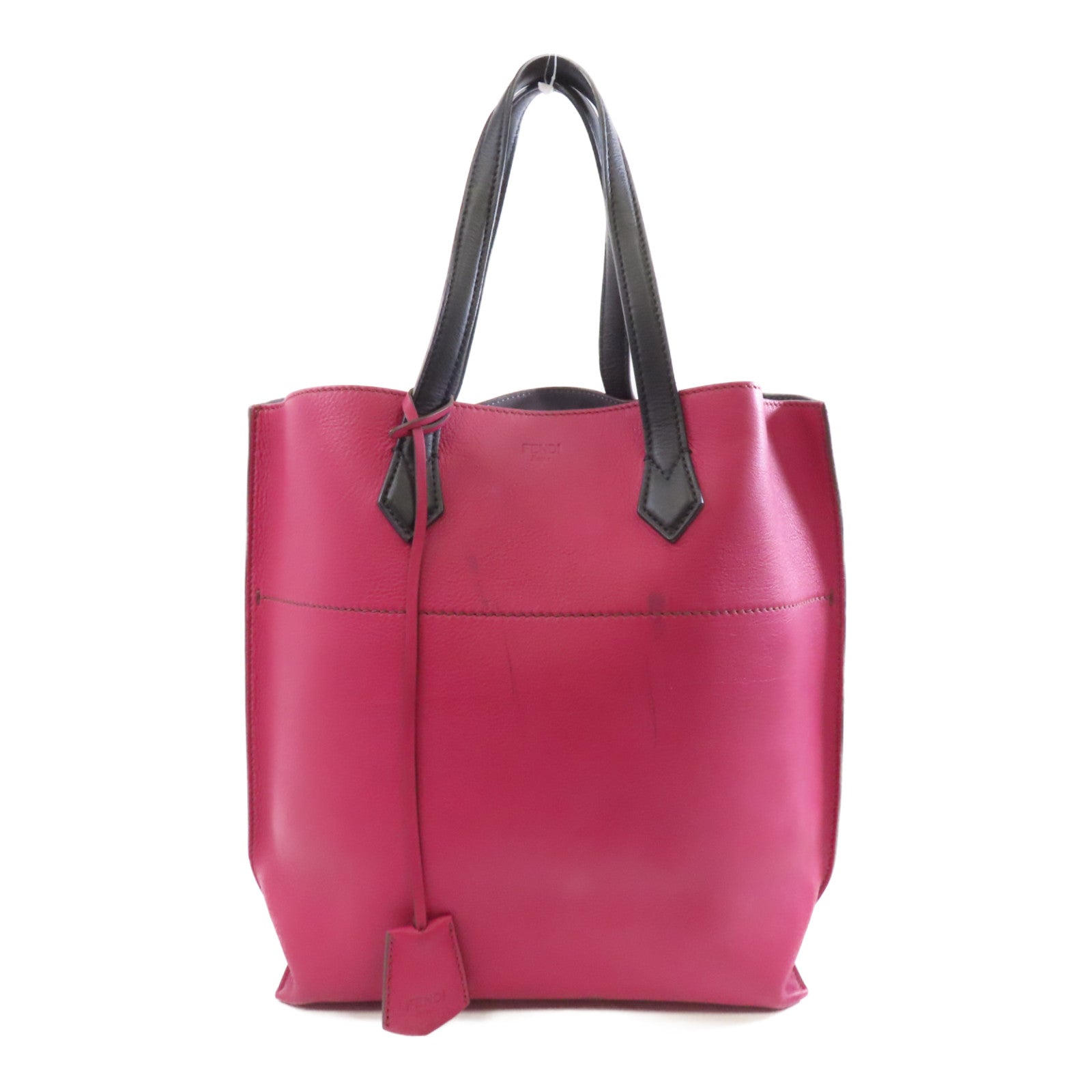 FENDI 牛皮皮革Tote Bag手挽袋紅色