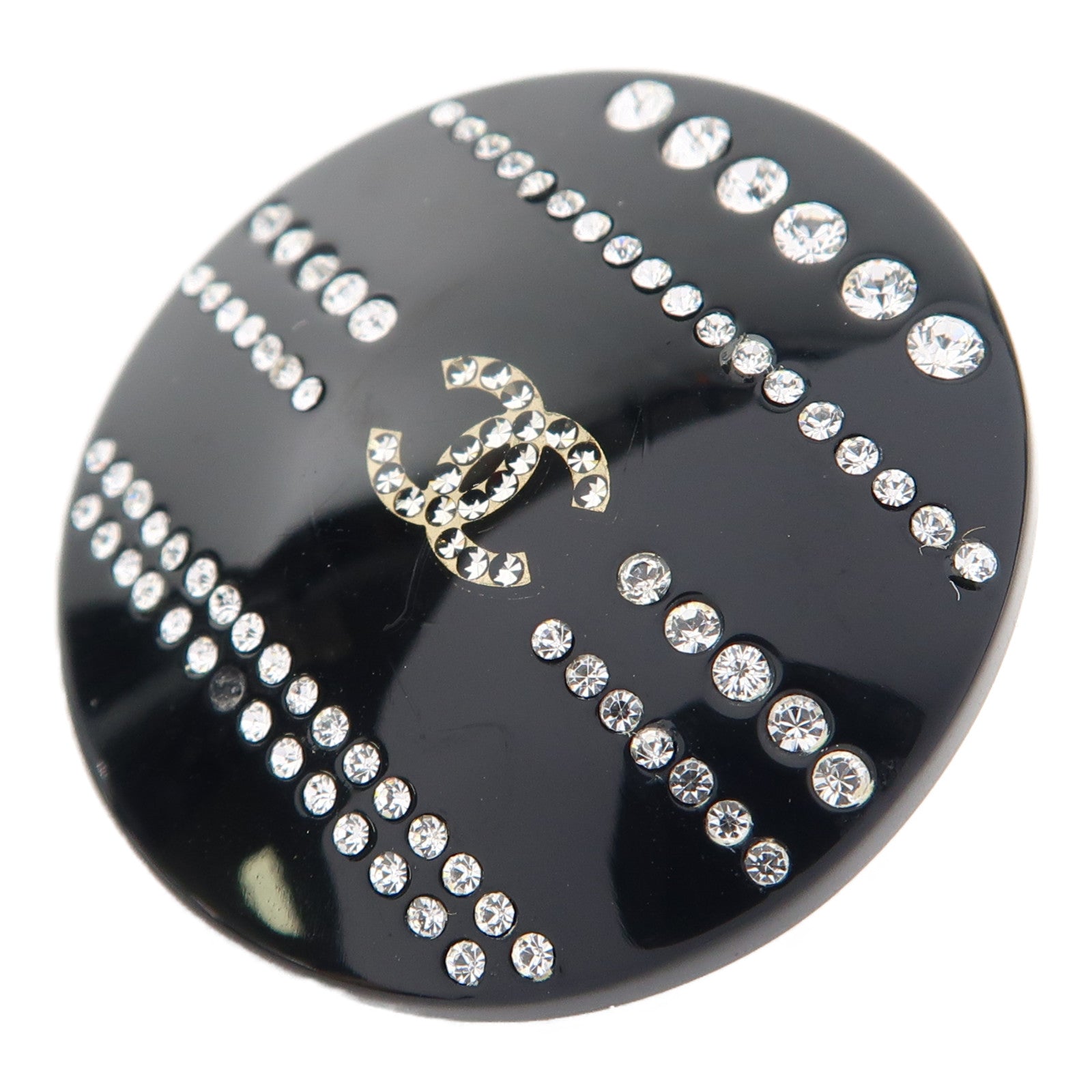 CHANEL 【激減優惠】PVC Brooch胸針黑色/白色