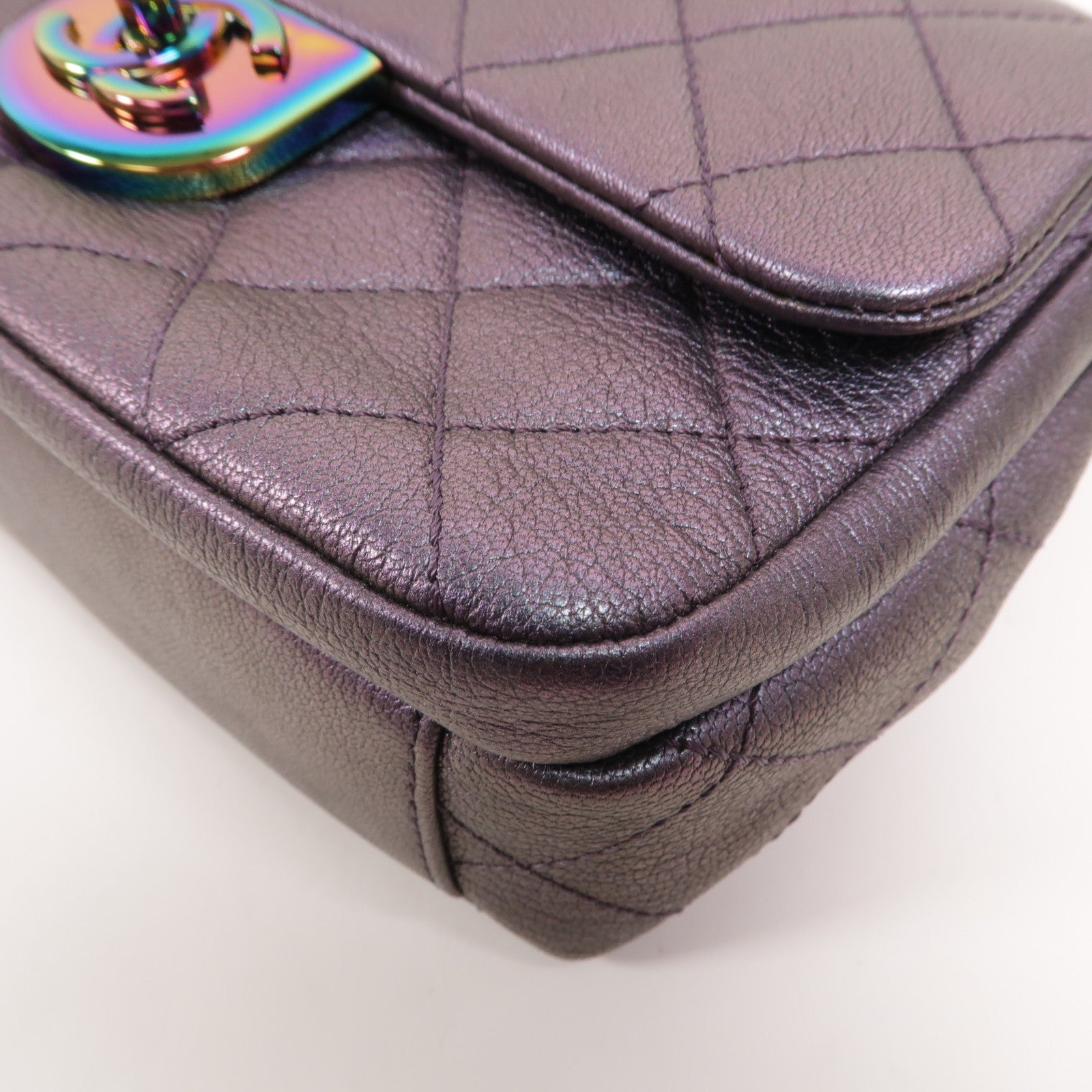 CHANEL 牛皮皮革Shoulder Bag鏈帶肩背袋