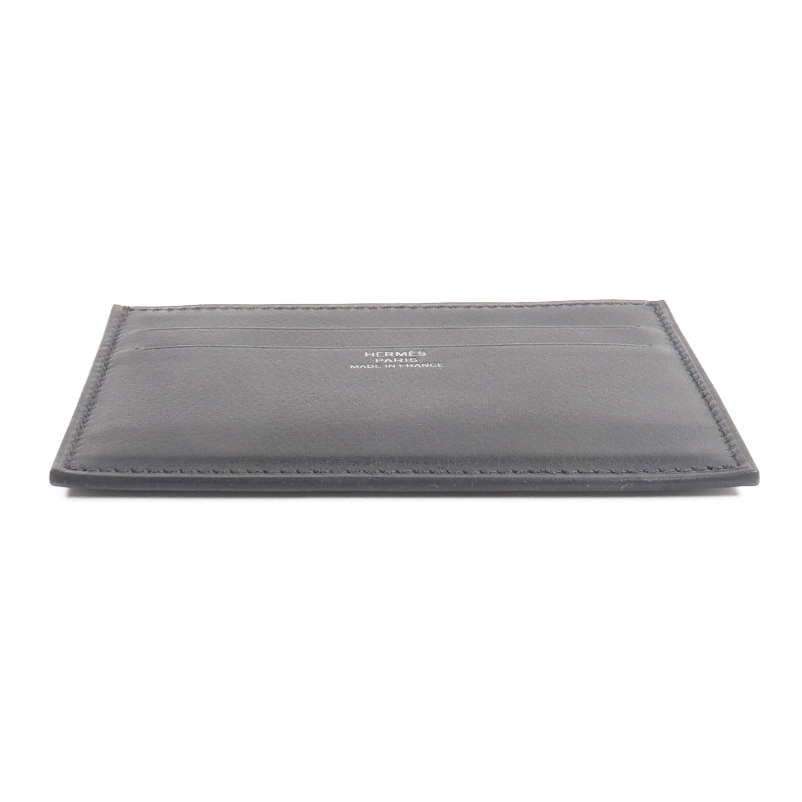 HERMES Evergrain皮革Citizen Twill Card Holder卡片套Noir