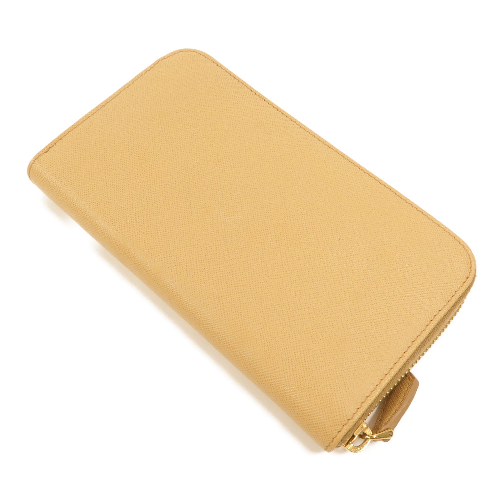 PRADA Saffiano皮革Zipper Long Wallet長錢包