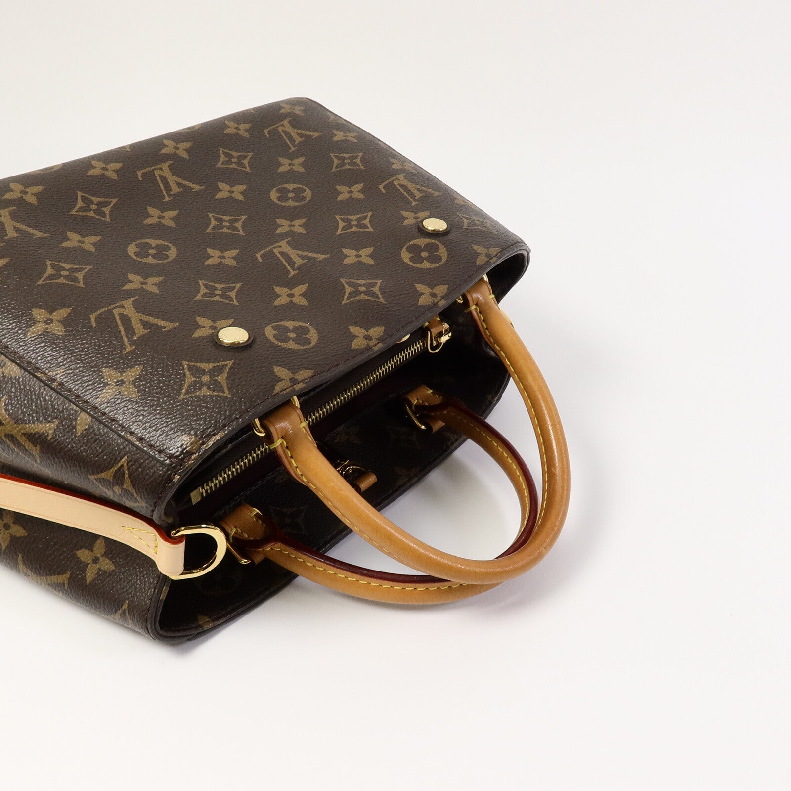 LOUIS VUITTON 【激減優惠】Monogram Montaigne BB金扣手挽肩背兩用袋