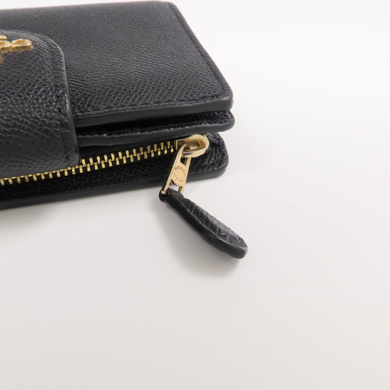 COACH 牛皮皮革Wallet金扣錢包