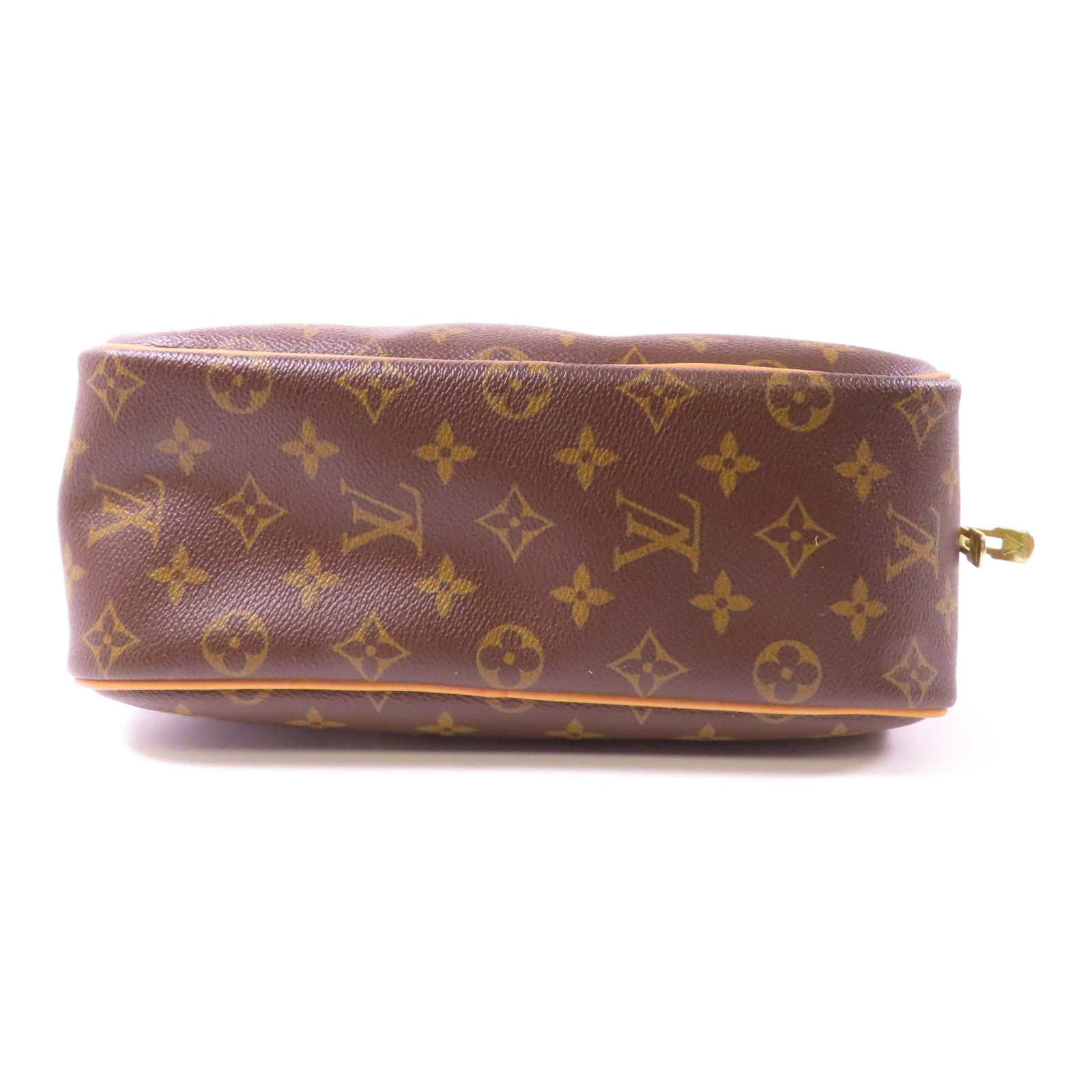 LOUIS VUITTON Monogram Trouville金扣手挽袋啡色