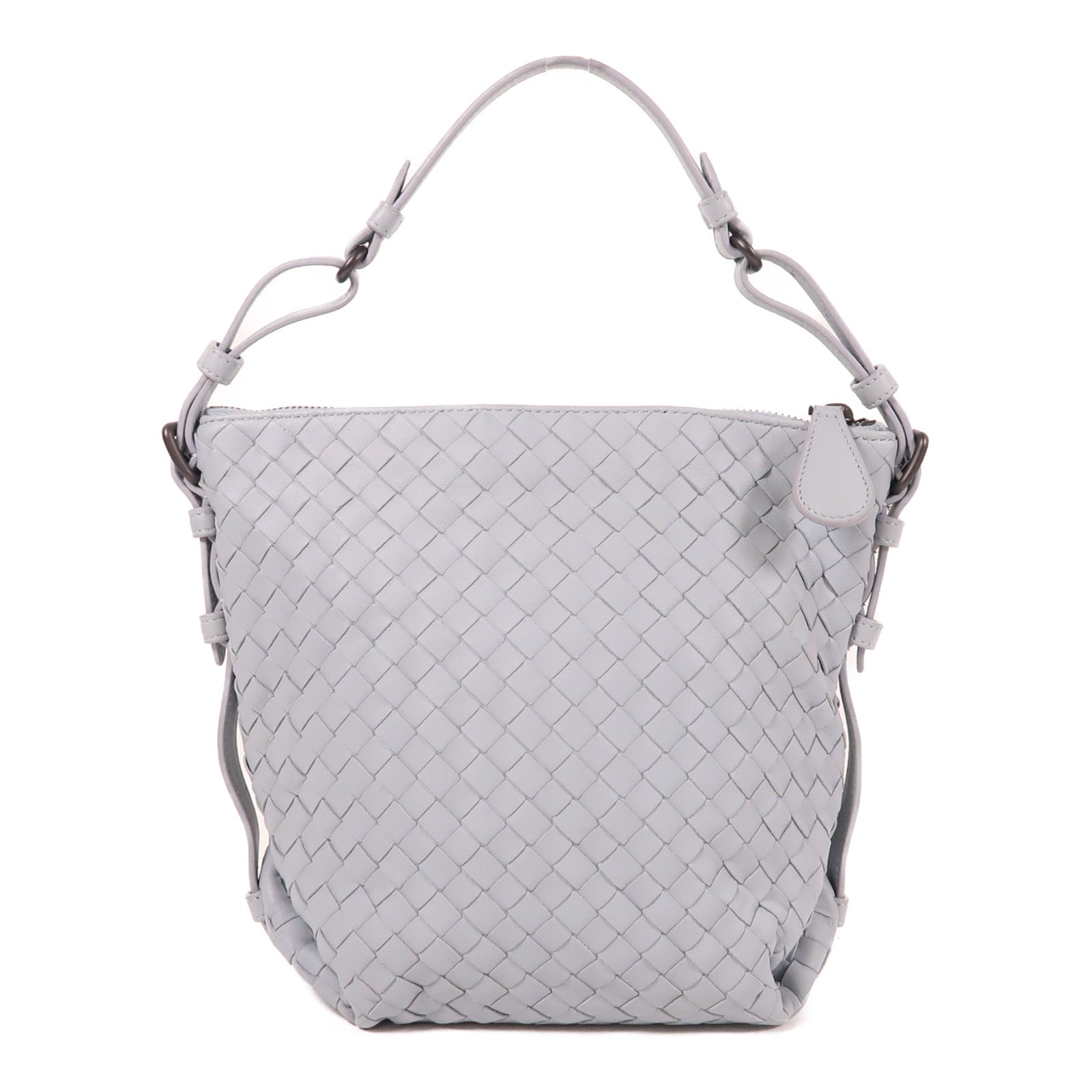 BOTTEGA VENETA 牛皮皮革Hand Bag手挽袋淺藍色