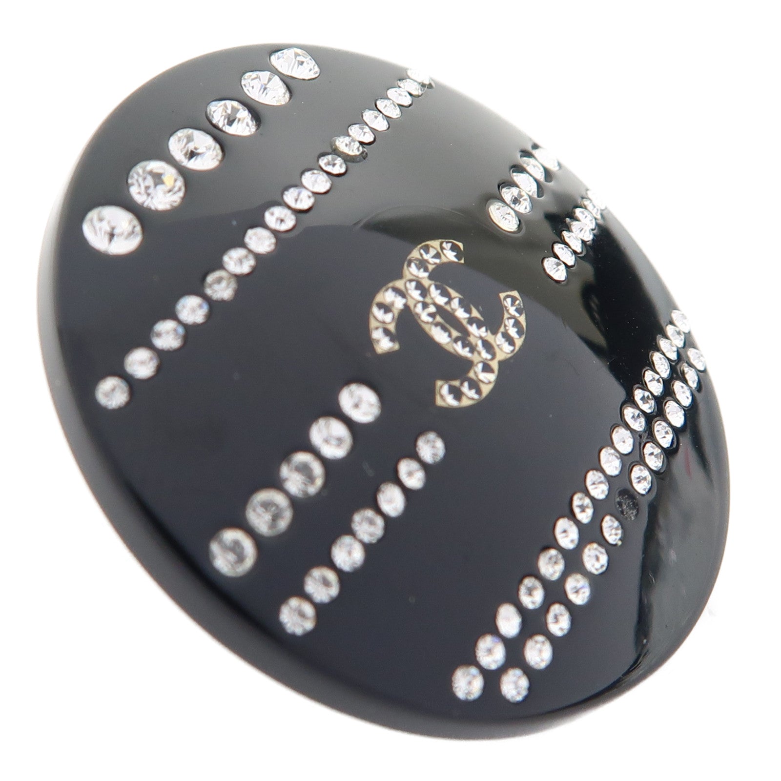 CHANEL 【激減優惠】PVC Brooch胸針黑色/白色