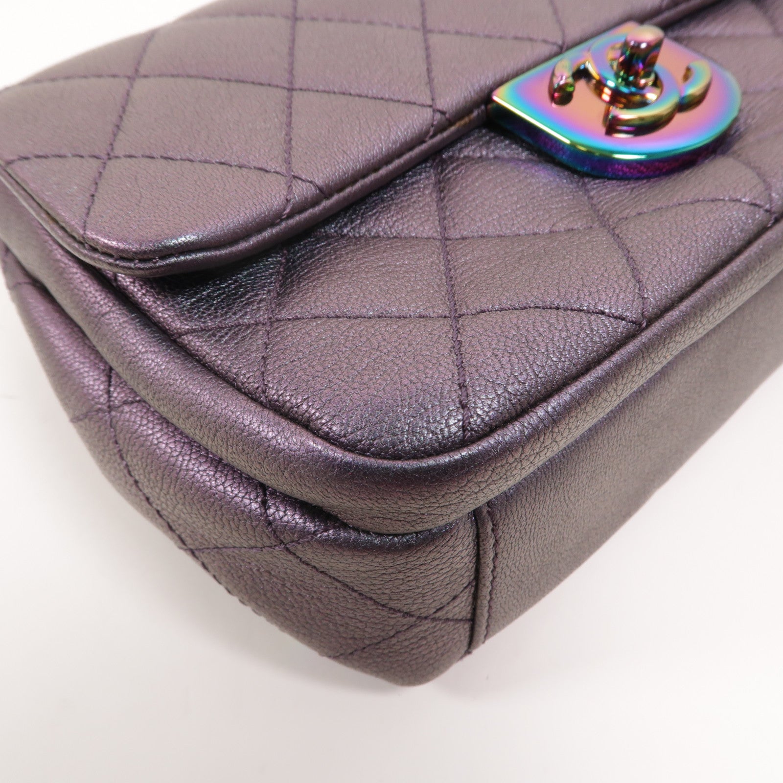 CHANEL 牛皮皮革Shoulder Bag鏈帶肩背袋